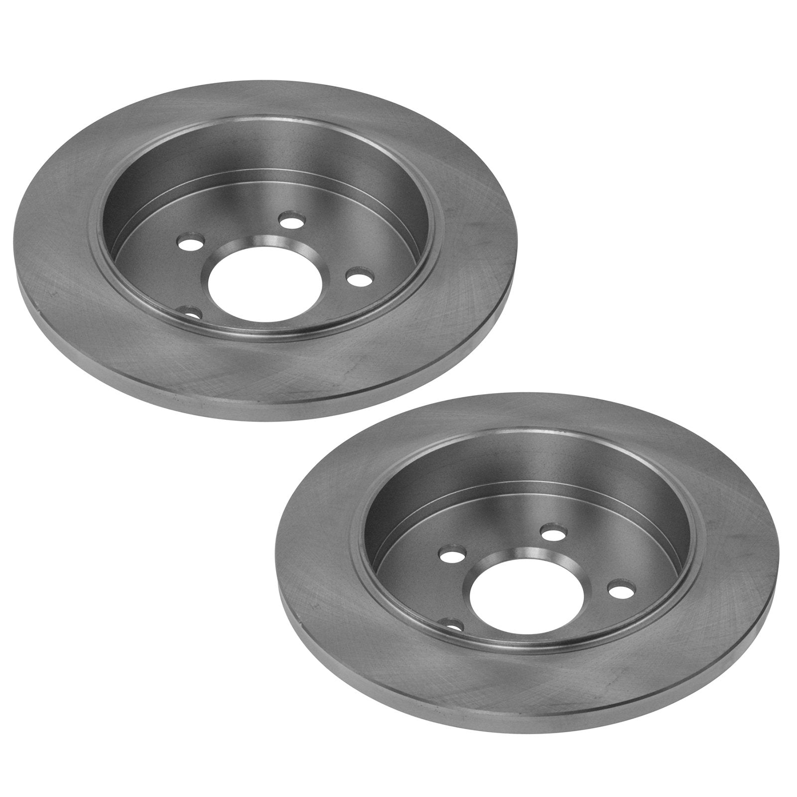 Trq Rear Brake Pad & Rotor Kit Brake Pads Brake Rotor Semi-Metallic Compatible With 1998-2003 Mercedes-Benz Ml320 2003-2005 Ml35