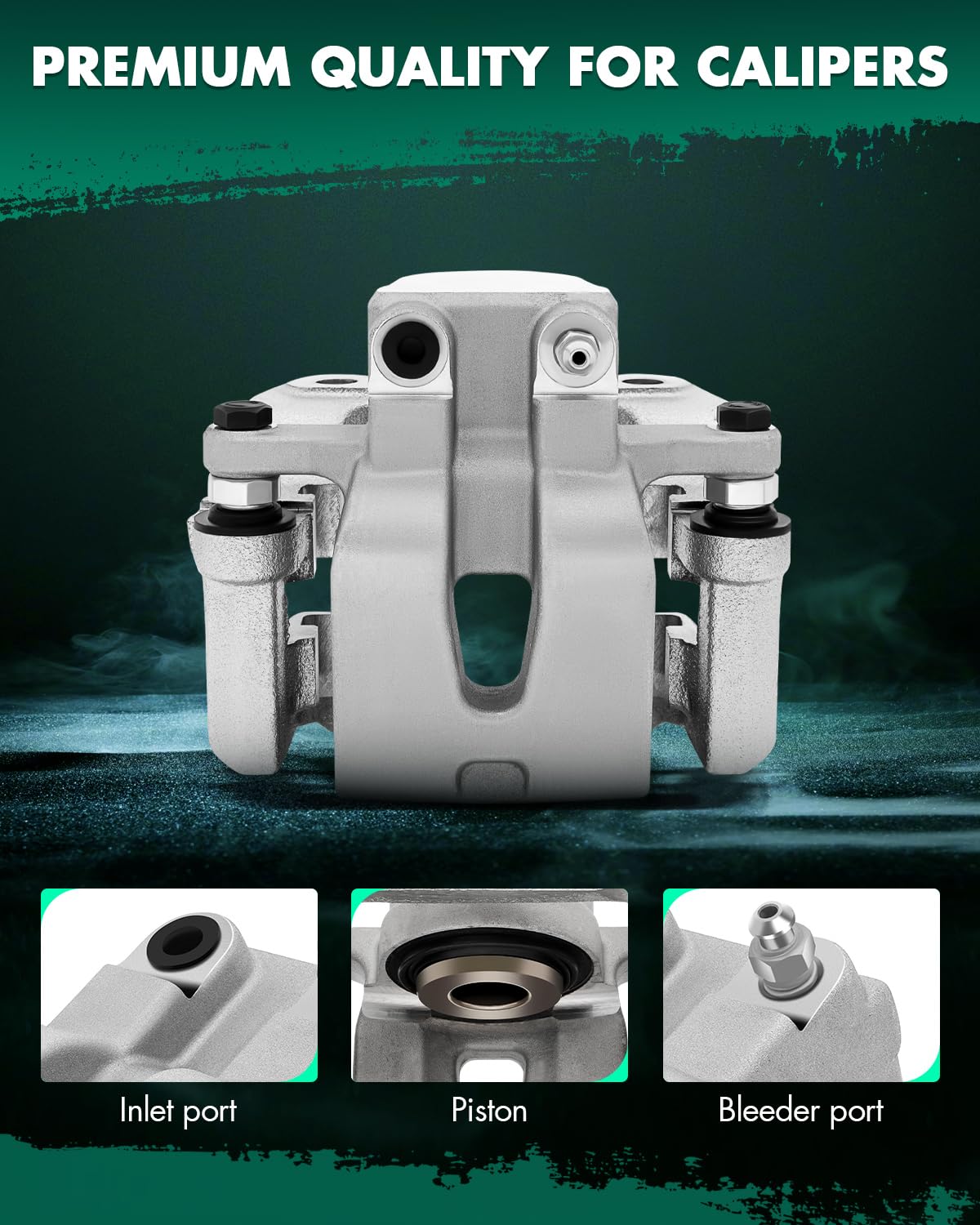 Scitoo 18B4970 Rear Left Disc Brake Caliper Assembly W/Bracket For Chrysler For 300 2005-2021,For Dodge For Challenger 2009-2020