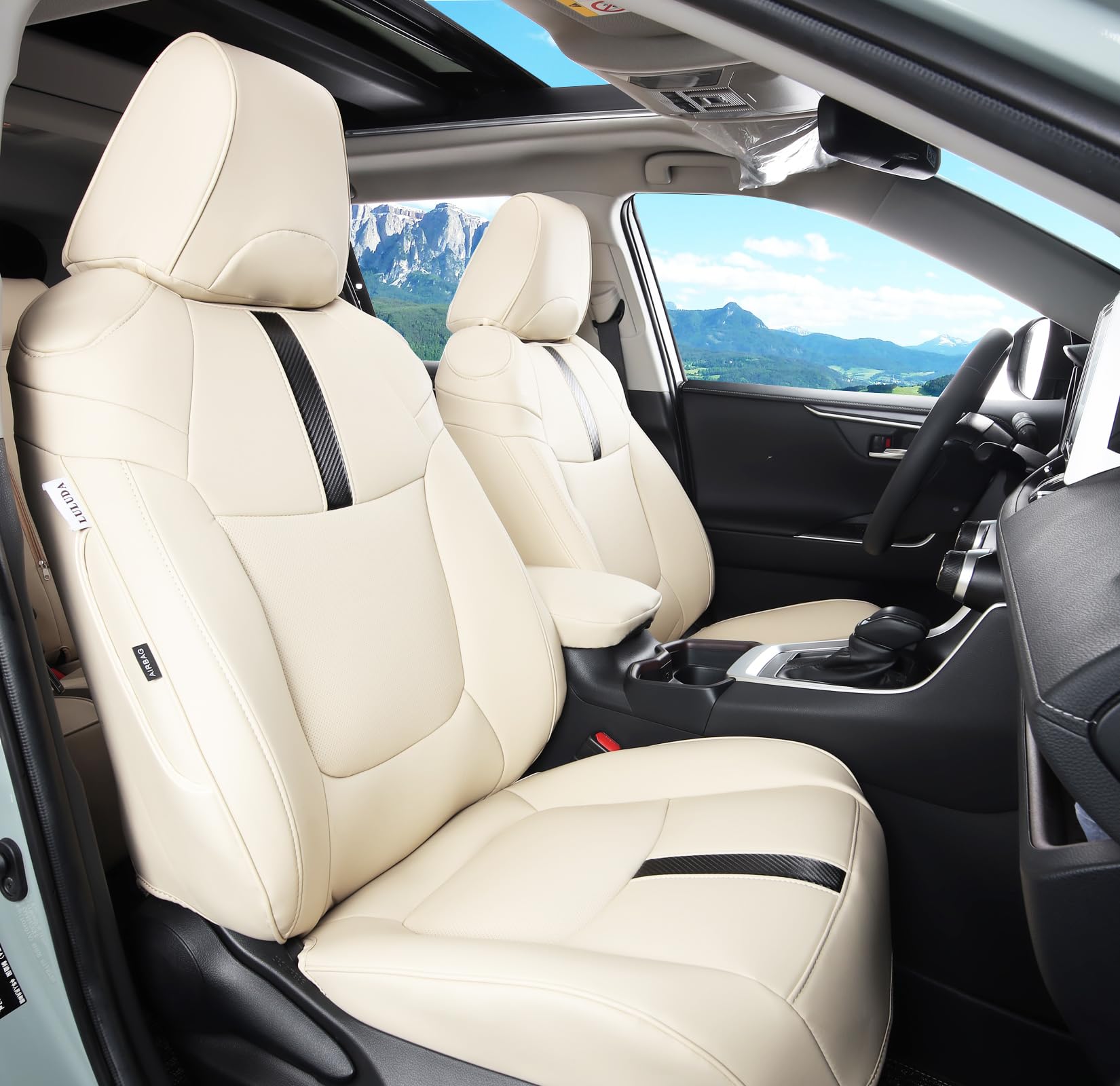 Luluda Custom Fit Rav4 Car Seat Covers Fit For 2019 2020 2021 2022 2023 2024 2025 Toyota Rav4 Le Limited Xle Hybrid With Waterpr