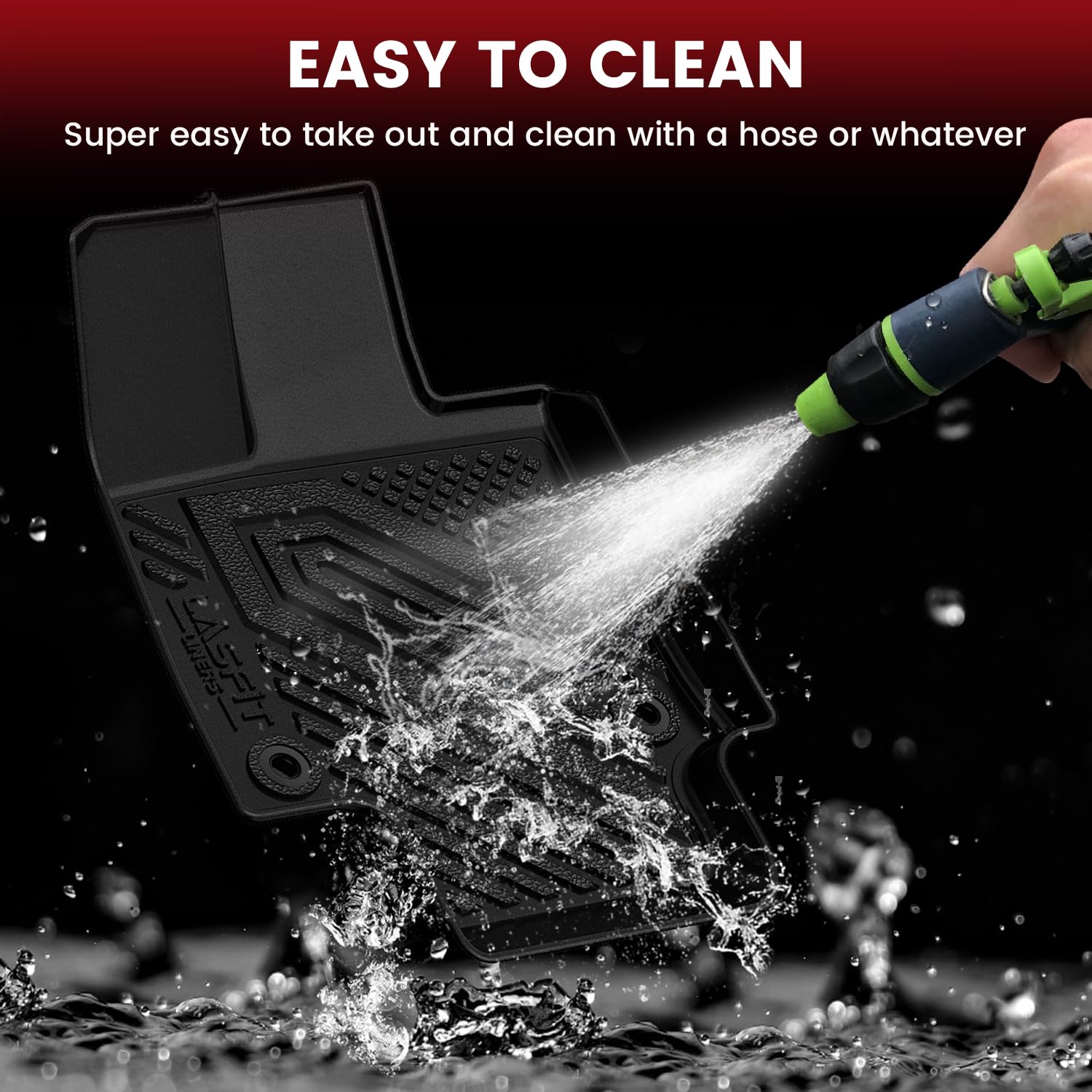 Lasfit Floor Mats&Trunk Mat Fit For Toyota Rav4 2019-2025 (Only Fit Hybrid&Prime) All Weather Tpe Mats Custom Fit Floor Liner Fo