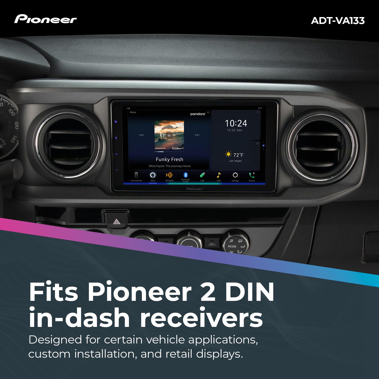 Pioneer Adtva133 2 Din Installation Kit