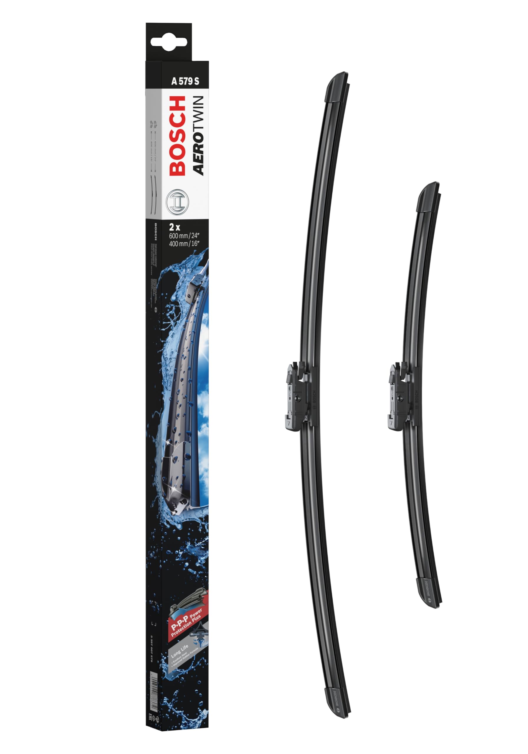Bosch 3397007579 Aerotwin Oe Replacement Wiper Blades Driver & Passenger Side - Set Of 2 (24' & 16') Pinch Tab