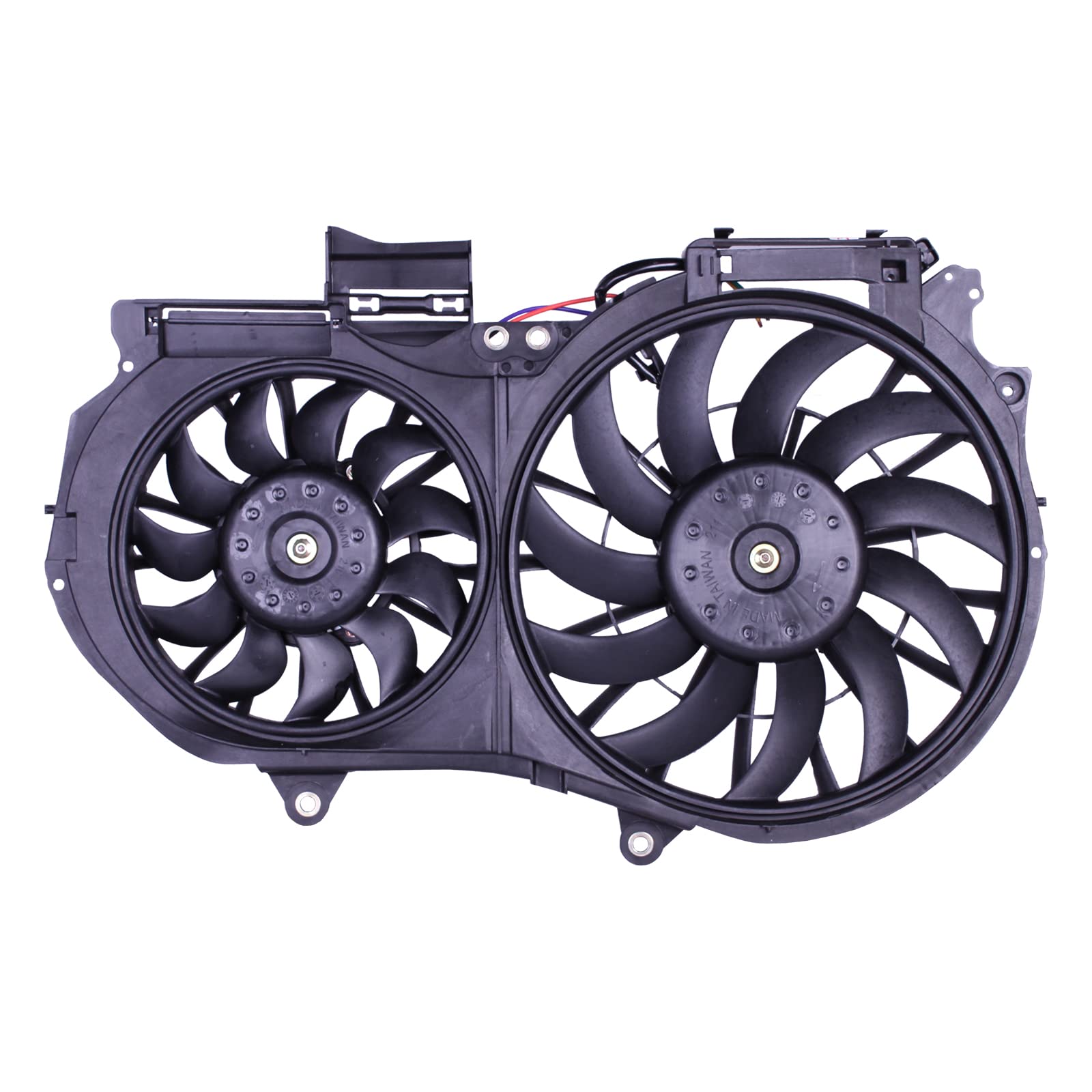 TYG OE Replacement(CAPA Quality) Cooling Fan Extra Silent for 2007-2009 Audi A4 Cabrio, 2005-2008 A4 Sedan/Wagon GEN 3, 2003-200