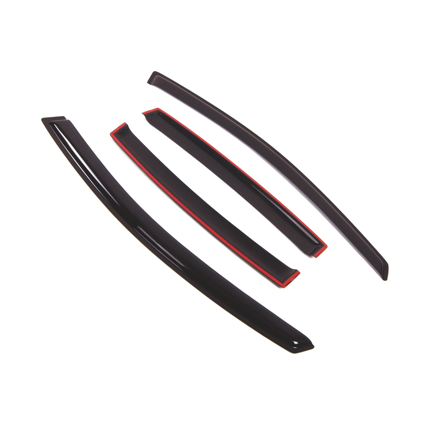 Tuningpros Outside Mount Window Vent Visors Rain Guards Compatible With Nissan Sentra 2007-2012 | Side Window Wind Deflectors Ra