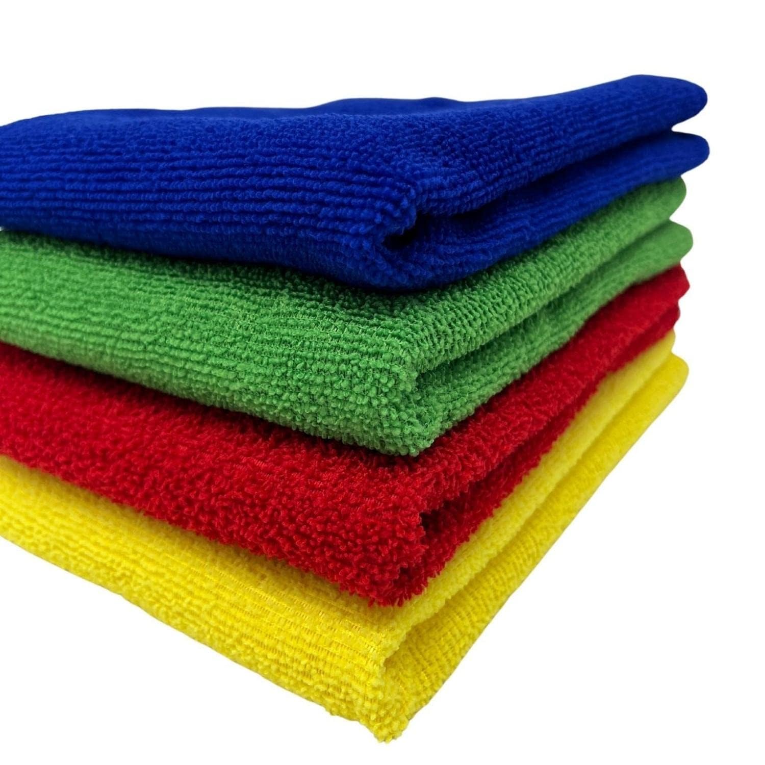 OEMBESTSELLER Microfiber Cloth 3 pcs 40x60 cms 340 GSM Multicolor Free Multipurpose Cloths Automotive Microfibre Towels for Car 