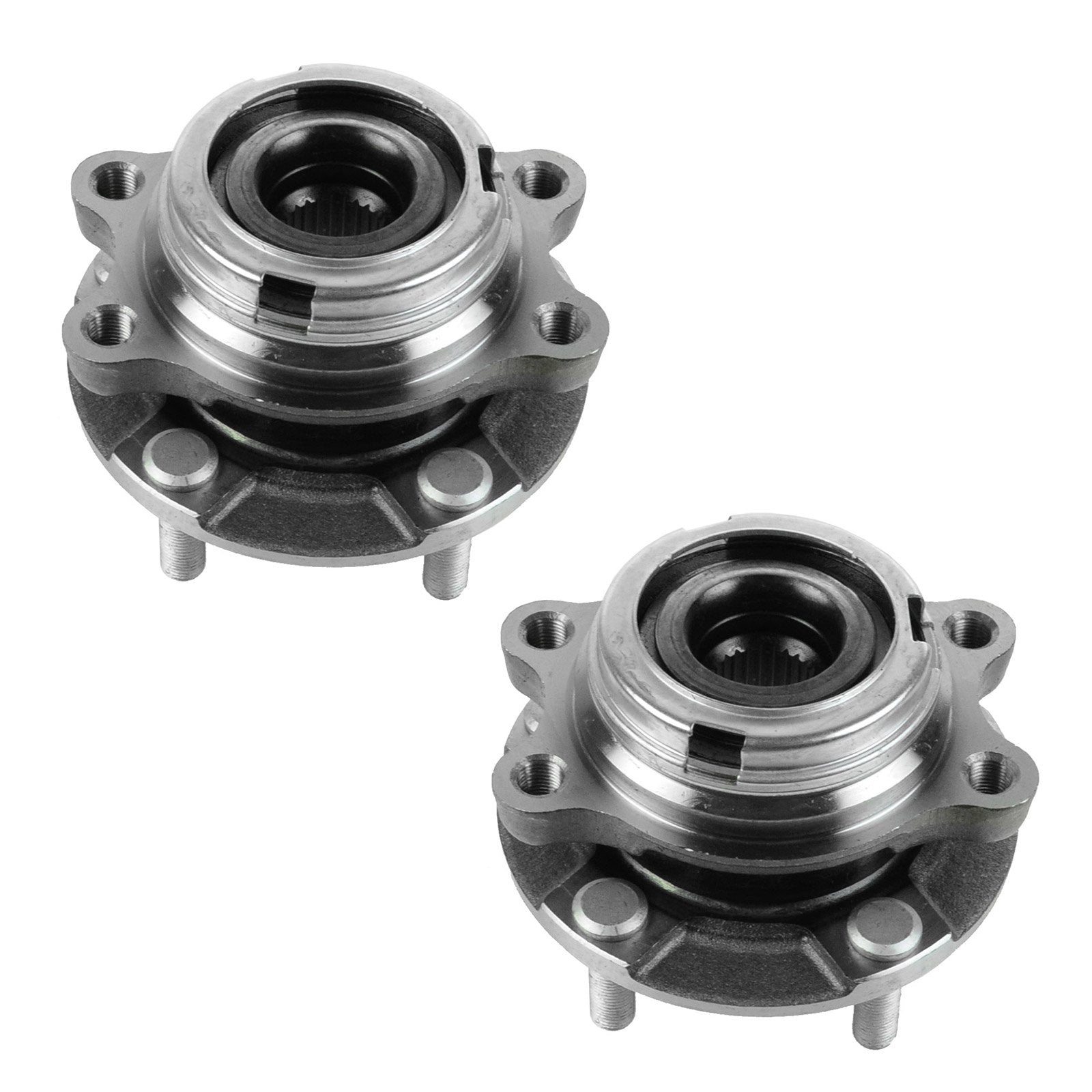 Wheel Bearing & Hub Front Lh Driver Rh Pass Pair For Awd G35 G37 Ex35 M56