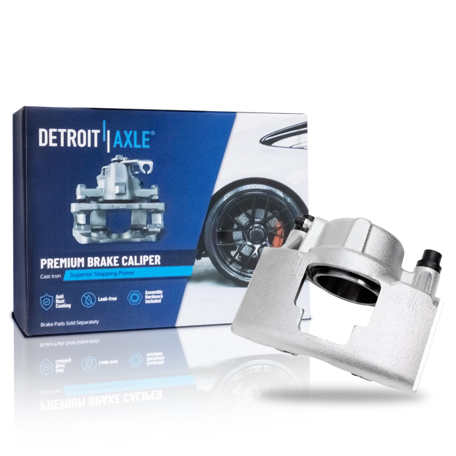 Detroit Axle - Front Left Disc Brake Caliper Replacement for Chevrolet Blazer C1500 K1500 C2500 K2500 Suburban C35 Express 2500 