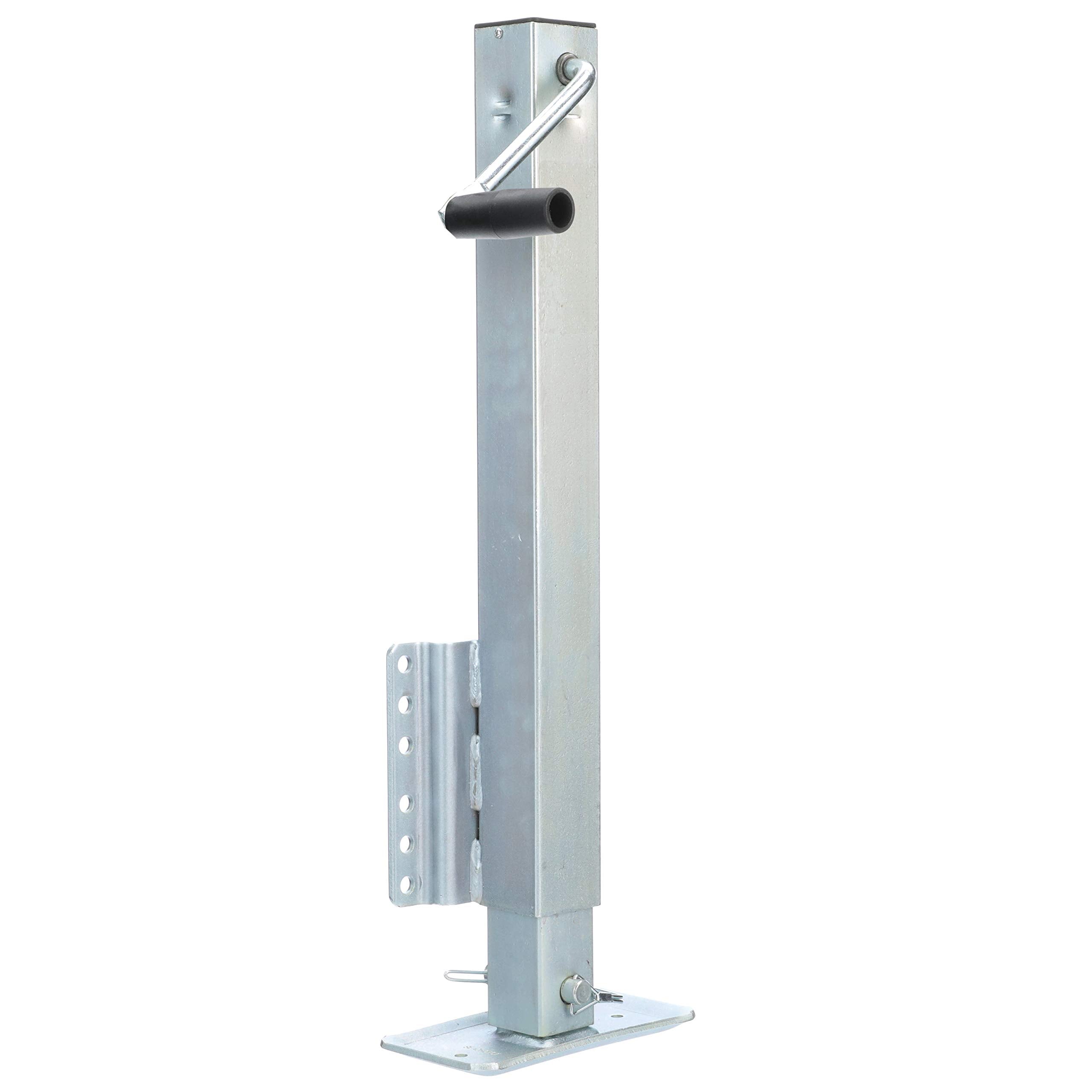 Seachoice Heavy Duty Trailer Jack, Fixed Mount Jack W/Drop Leg, 28.6 In. Of Lift, Max Load 2,500 Lbs.