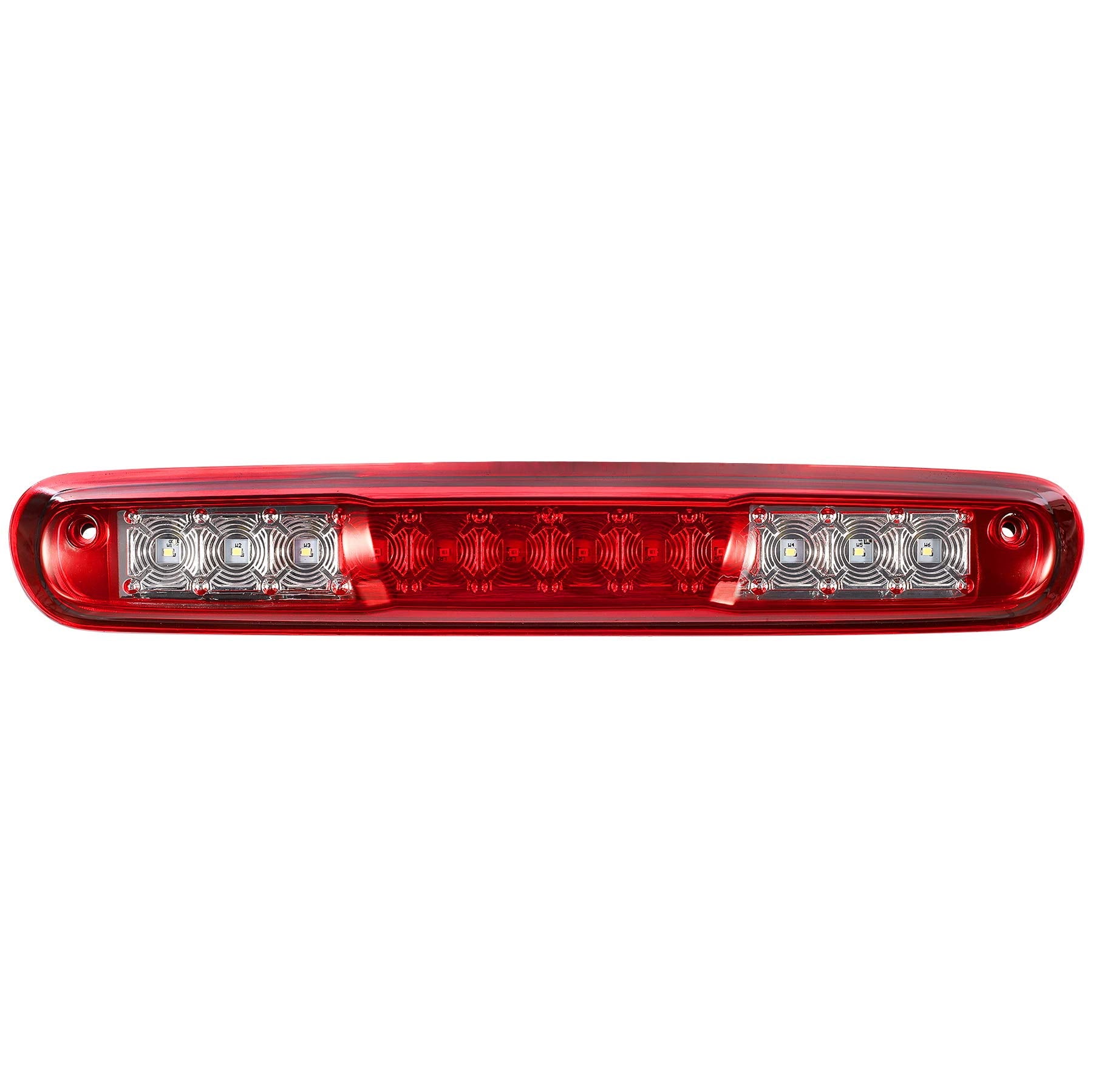 Partsam High Mount Stop Light Led Third 3Rd Brake Light Replacement For Silverado And Sierra 1500 2500 Hd 3500 Hd 2007 To 2013 R