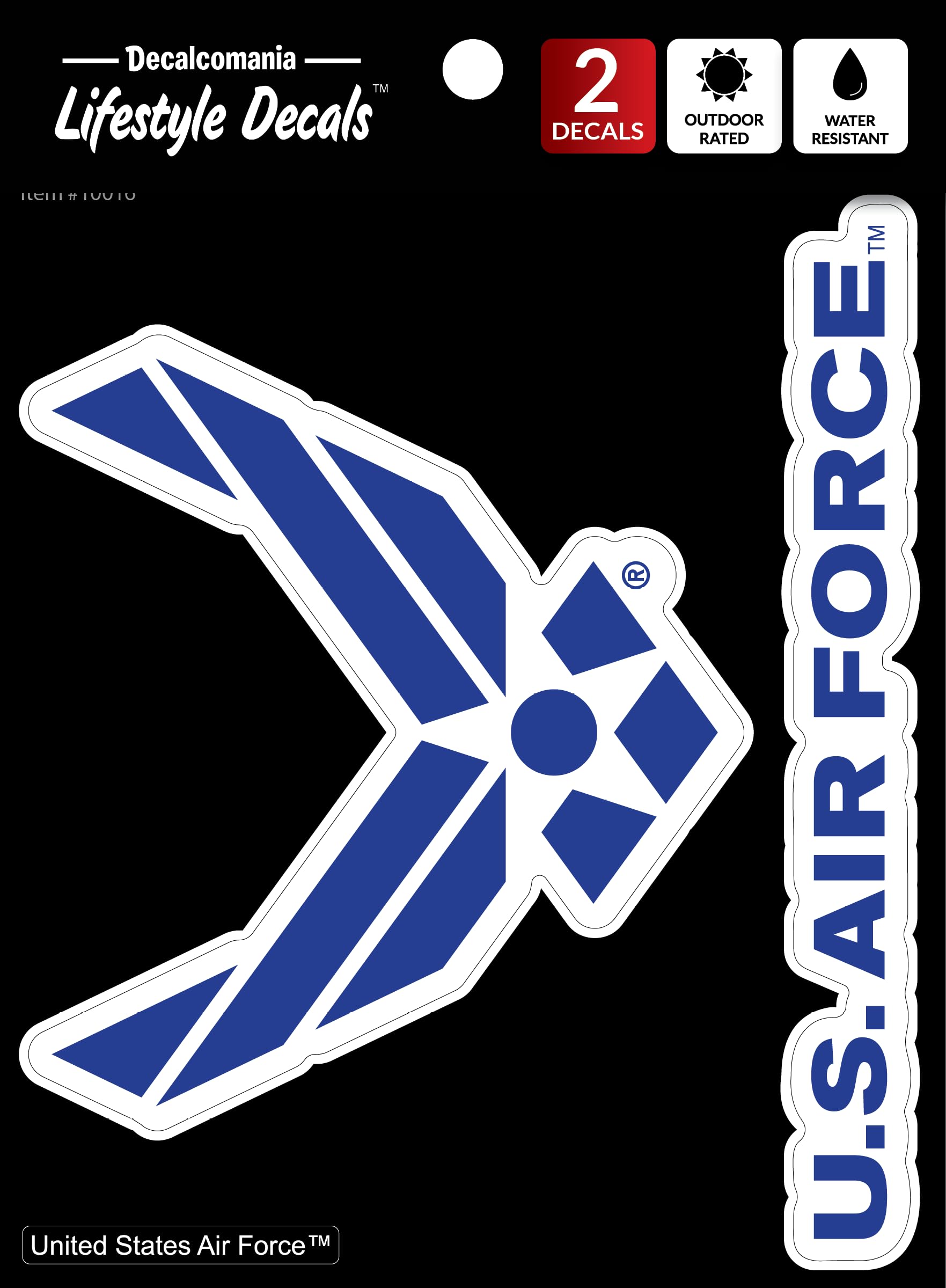 United States Air Force Decals - Officially Licensed Large 5.5'' Usaf Logo Truck Car Window Stickers Vinyl Military Sticker Deca