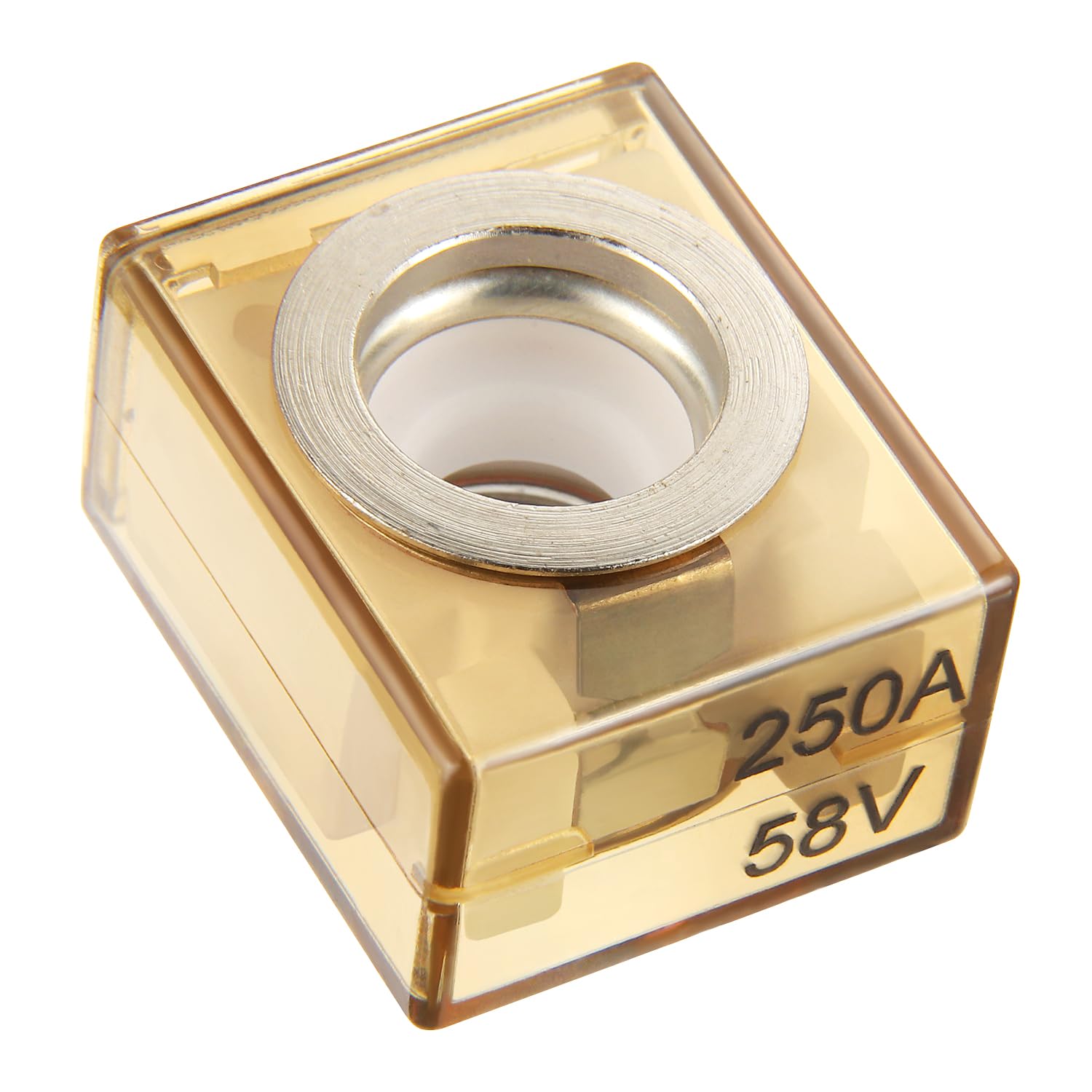 BOJACK Terminal Fuse 250A Marine Rated Battery Fuse (MRBF) 58V DC Max IP66 Waterproof for The Circuit Protection of Automobiles 