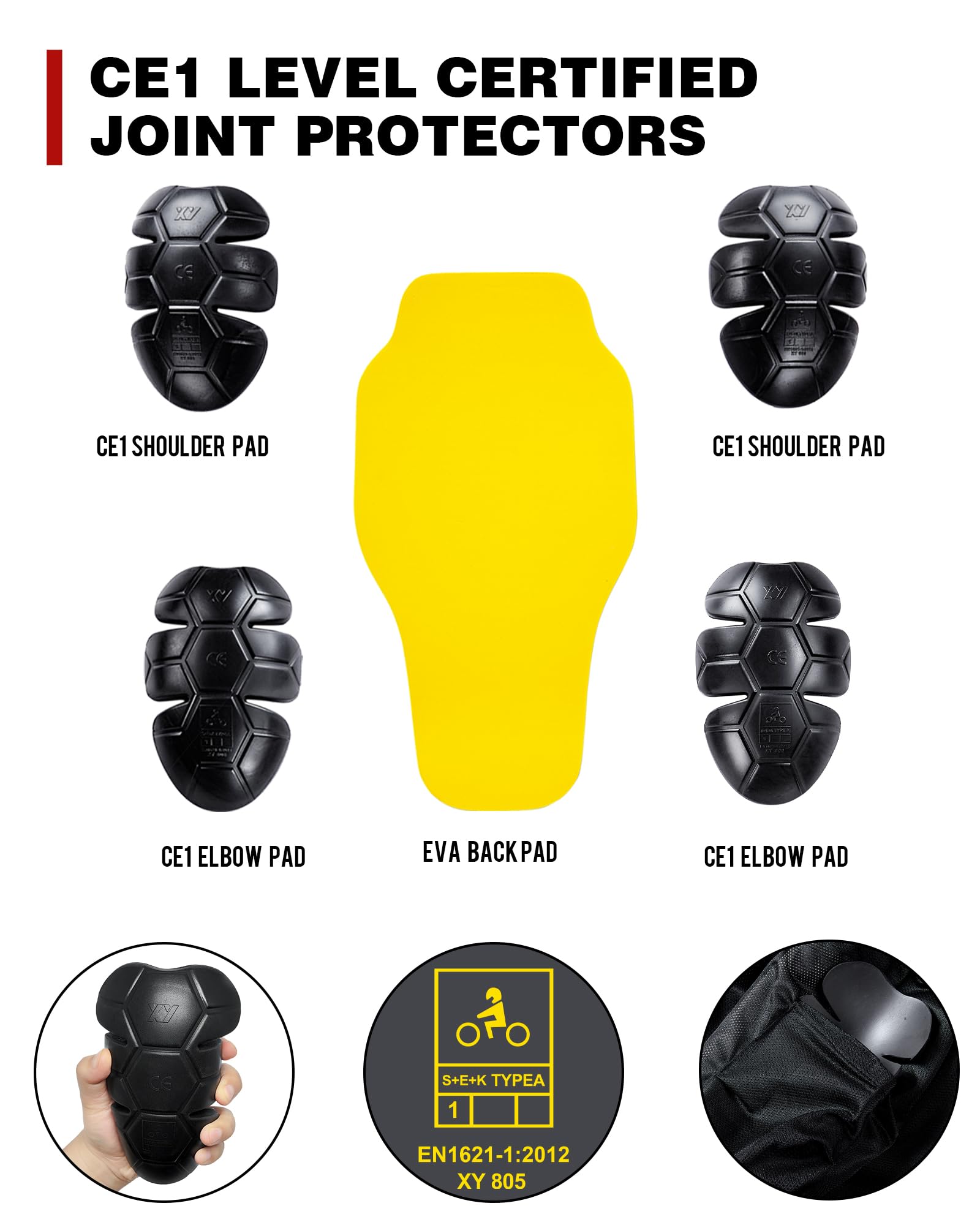 Borleni Motorcycle Jacket Windproof Motorcycle Full Body Protective Gear Ce Armor Suitable For All Seasons,Green,Xxl