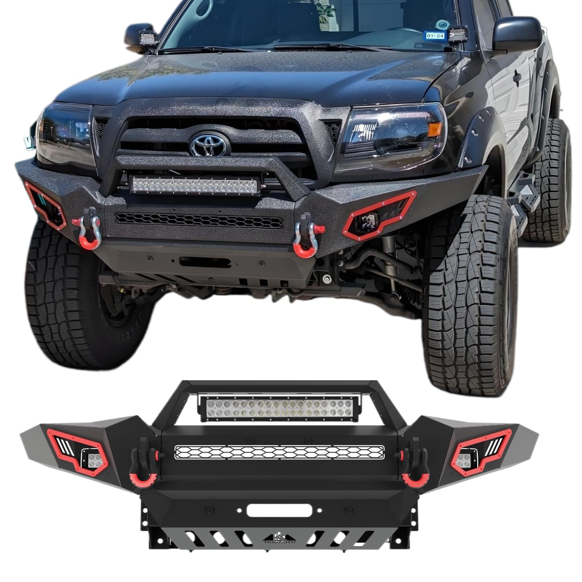 Tacoma 05-15 front and rear bumper (FRONT BUMPER)