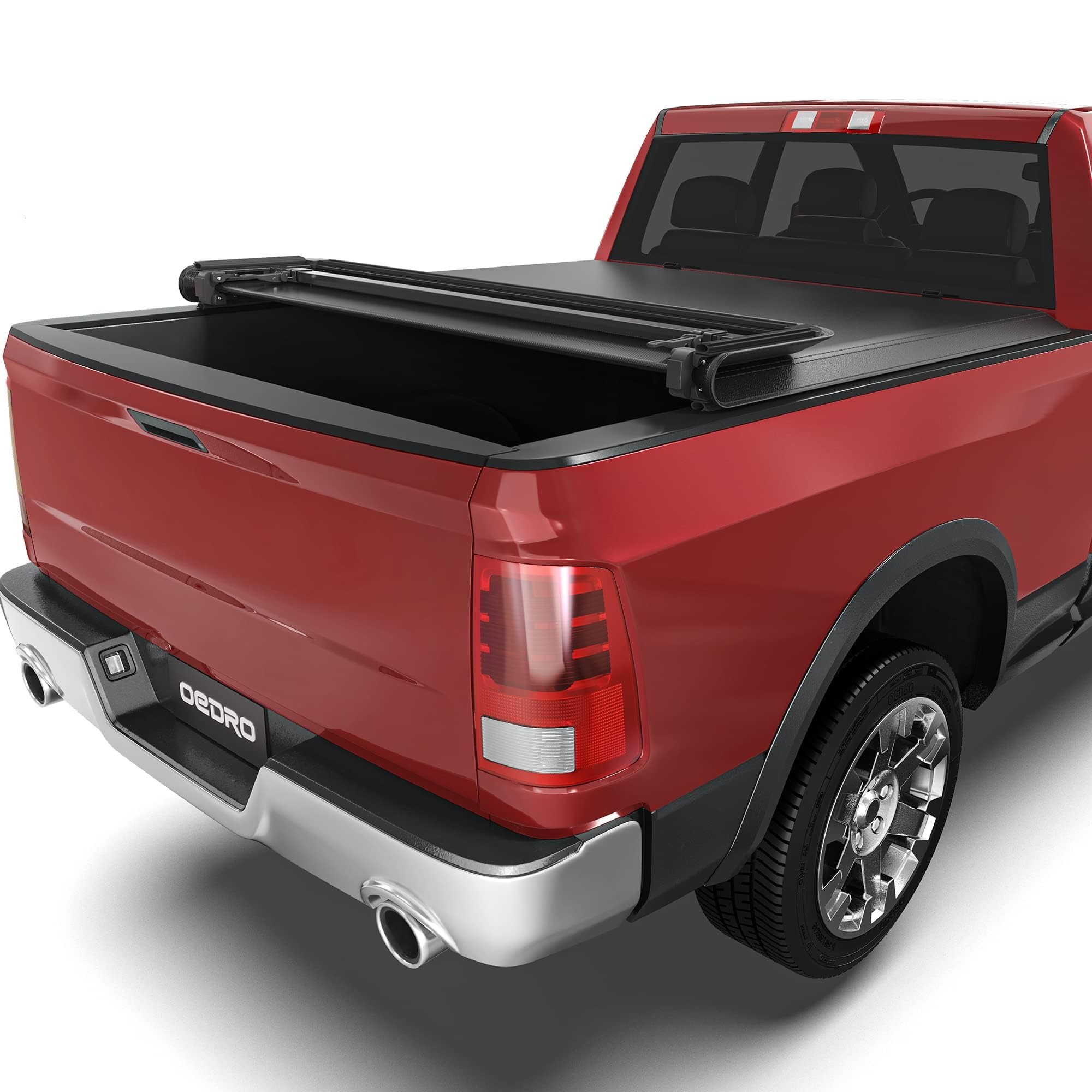 OEDRO Soft Quad Fold Truck Bed Tonneau Cover Fits for Dodge Ram 1500 Classic 2002-2023, Fits for Dodge Ram 2500 3500 2003-2025 8