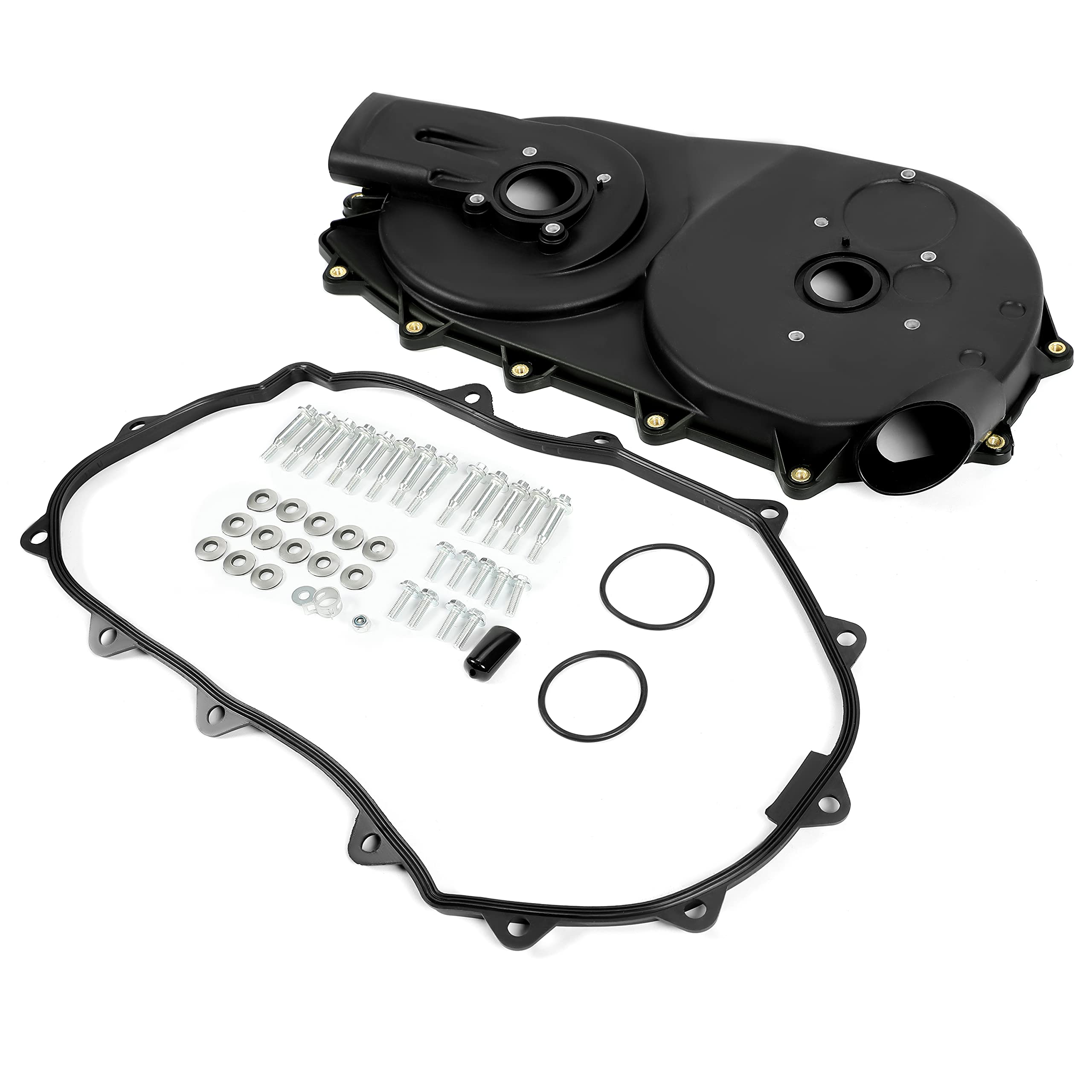 Kuafu Inner Clutch Cover Compatible With 2006-2014 Can-Am Outlander Renegade 500 650 800 800R 1000 Bombardier Outlander 650 800 Replacement For 420611400 420611405 420611407 Black