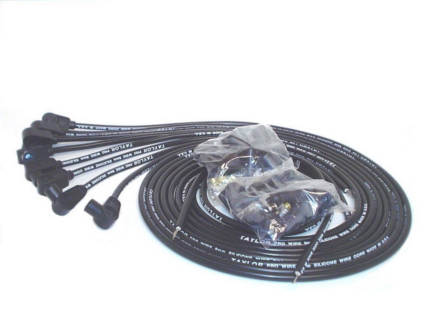 Taylor Cable 70050 8Mm Pro Wire Black Spark Plug Wire Set