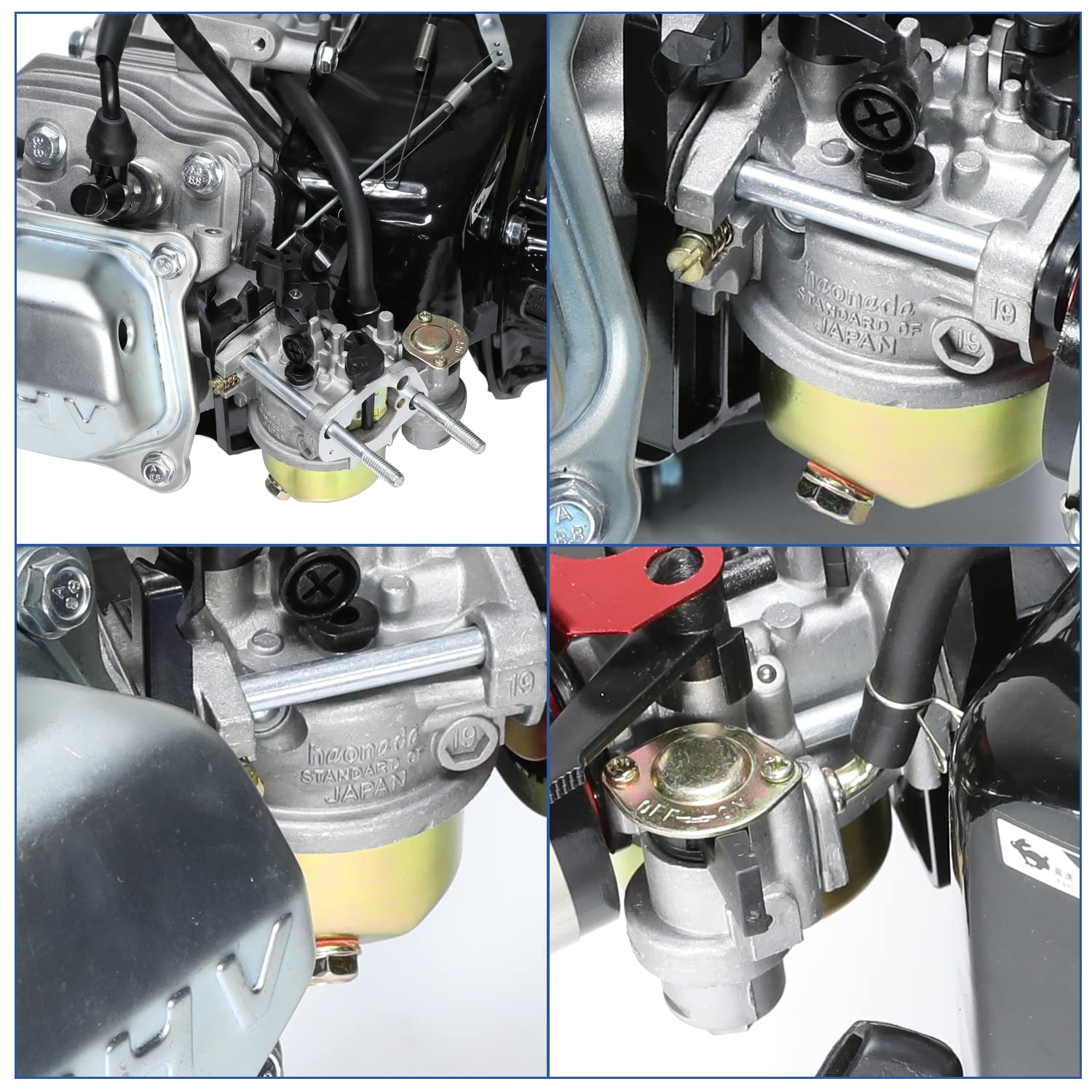 Yoxufa 212Cc Carburetor Main Jet Kit For Coleman Ct200U Ct200U-Ex Bt200X Kt196 Predator 212Cc 224Cc 196Cc Baja Warrior Mb200 Mini Bike Gx160 6.5Hp Trailmaster Xrx Go Kart Powersports Parts