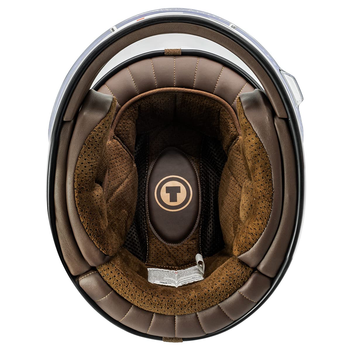 Torc T1 Unisex-Adult Retro Full-Face-Helmet-Style Motorcycle (Carbon Fiber Matte Black, X-Large)