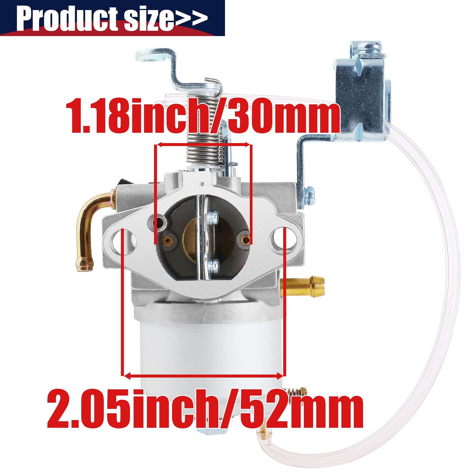 Qazaky G29 Carburetor Compatible With Yamaha Golf Cart G22 - G27 G29 4-Cycle Drive Engine Jr6-14101-00 Jr6-14101-01 Jr6-14101-02