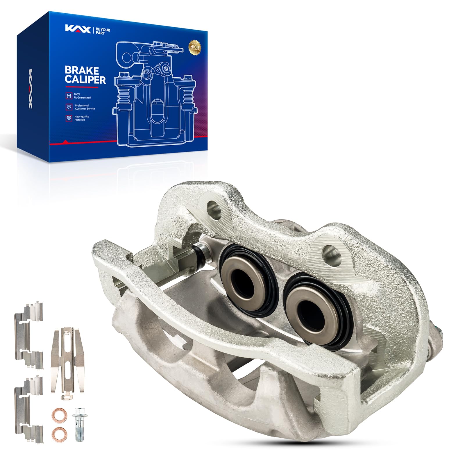 Kax Rear Left Brake Caliper 18B4764 Compatible For Silverado 1500/Sierra 1500 2001 2003-2006, Tahoe/Suburban 1500/Yukon/Yukon Xl