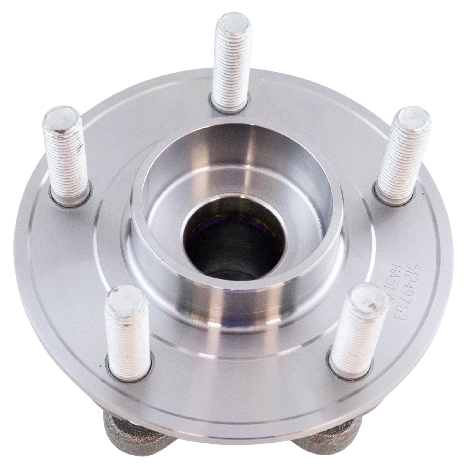 Trq Rear Wheel Hub Bearings Assembly Set Compatible With 2014-2020 Ford Fusion 2019-2020 Police Responder Hybrid Ssv Plug-In Hyb