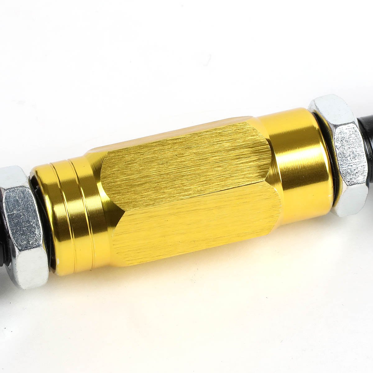 Auto Dynasty Aluminum Rear Lower Toe Adjustment Kit Gold Control Arms Compatible with Civic Integra CRX Del Sol