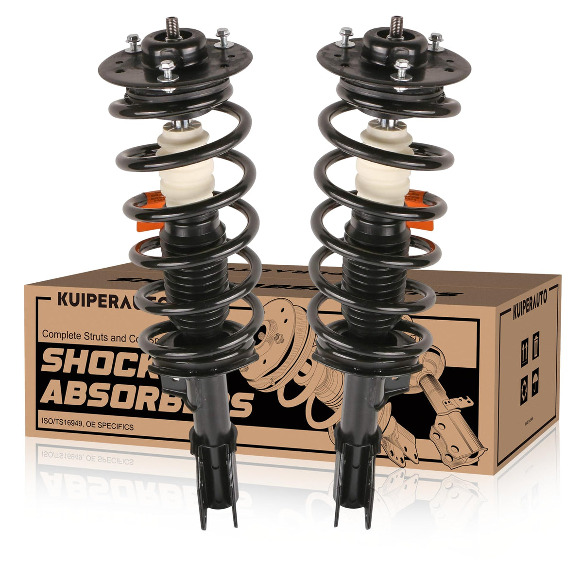 KUIPERAUTO 2PCS Front Left and Right Struts Shocks Absorbers Compatible for 2005-2006 Chevrolet Equinox / 2006 Pontiac Torrent 1