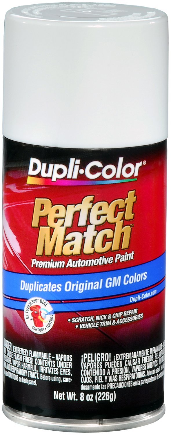 Dupli-Color (Ebgm01537-6 Pk Polar/Arctic White General Motors Exact-Match Automotive Paint - 8 Oz. Aerosol, (Case Of 6)
