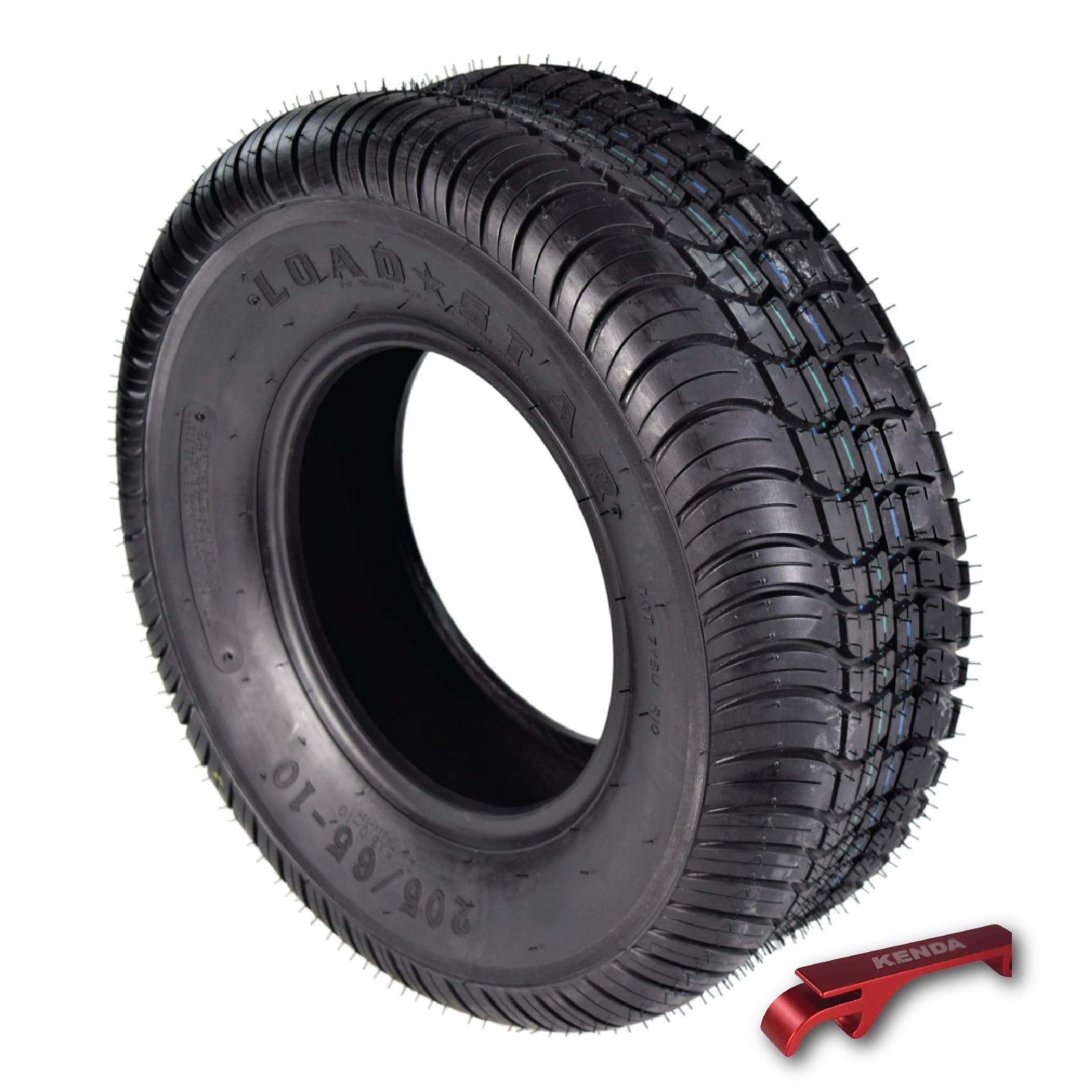 Kenda K399 205/65-10 Loadstar Trailer Tire Bias-Ply Tire For Superior Towing Performance With Enhanced Stability For Utility Tra