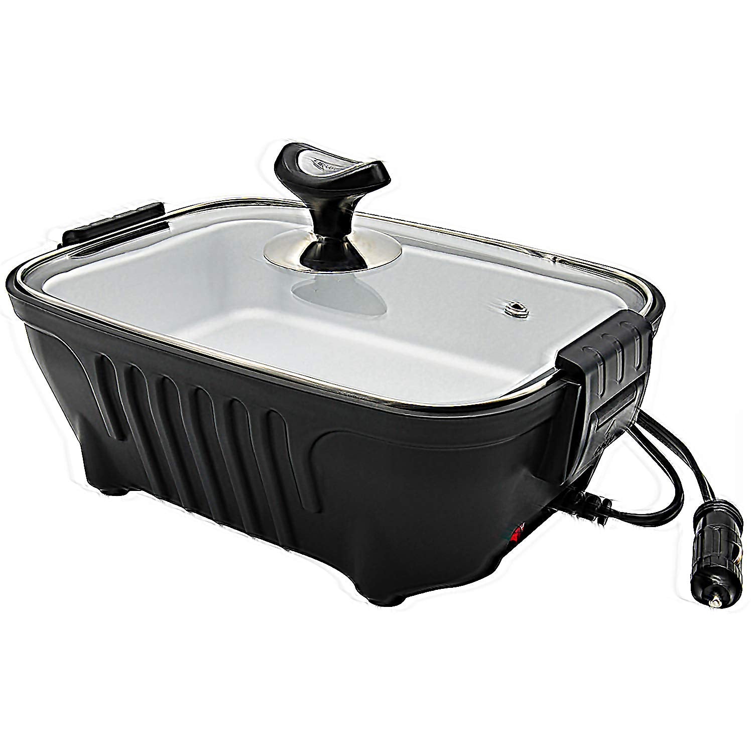 Roadpro Rpsc200 12V Power Supply Portable, Personal Sized Roaster For Car, Truck, Camping, Tailgating - Cook Or Re-Heat Deliciou