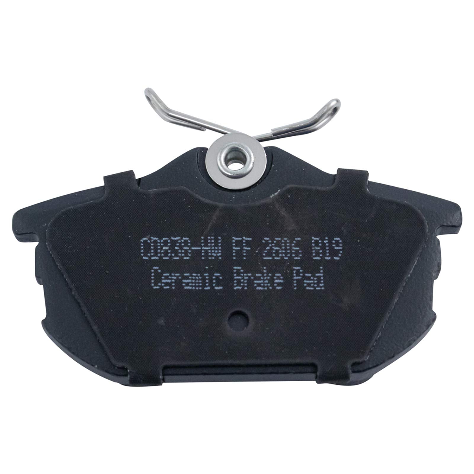 TRQ Rear Brake Pads Ceramic Compatible with 2000-2004 Volvo S40 V40