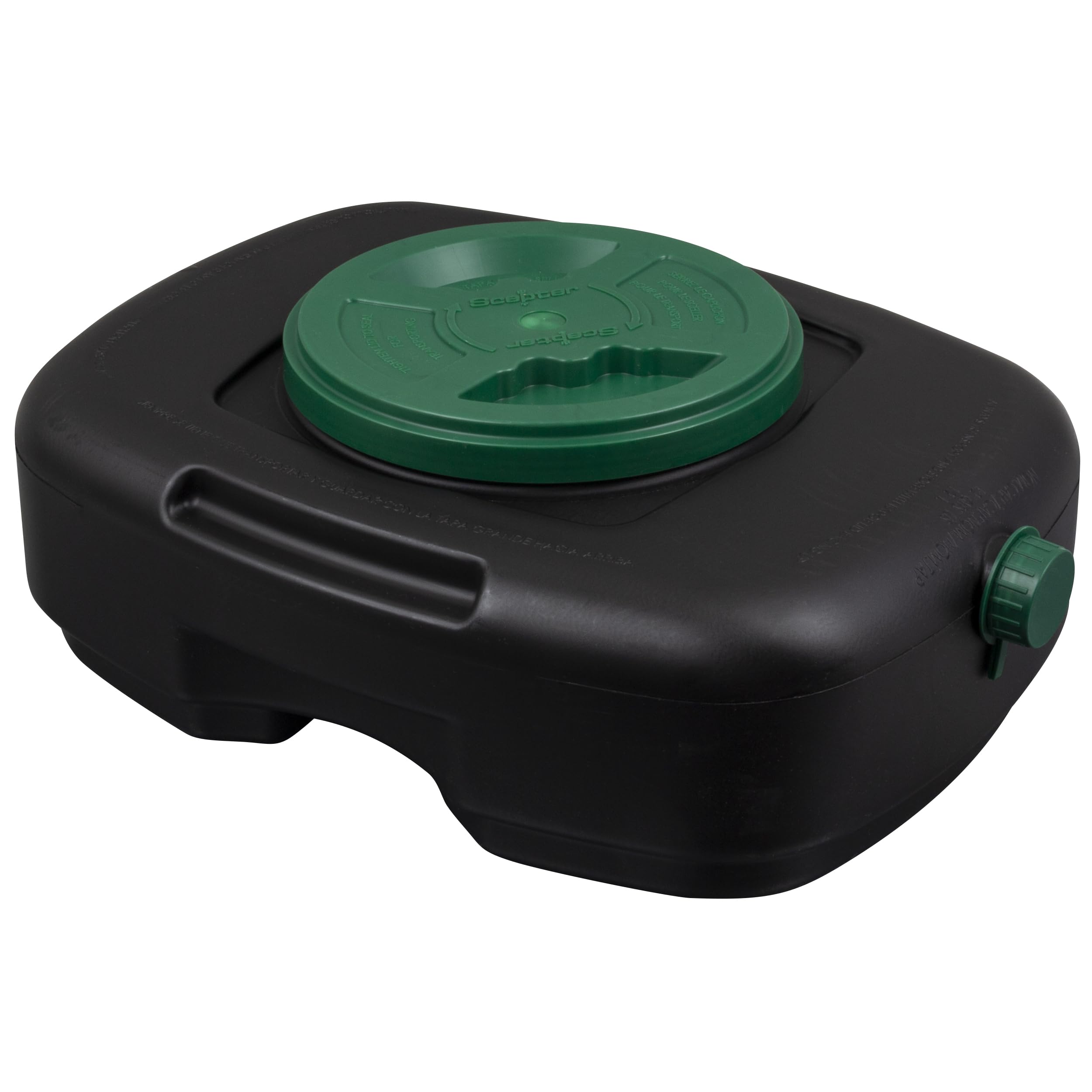 Scepter AM06984 12 Quart Oil Drain Pan with Lid, Filter Drain Screen, and Pour Spout for Automotive Fluids Including Engine Oil,