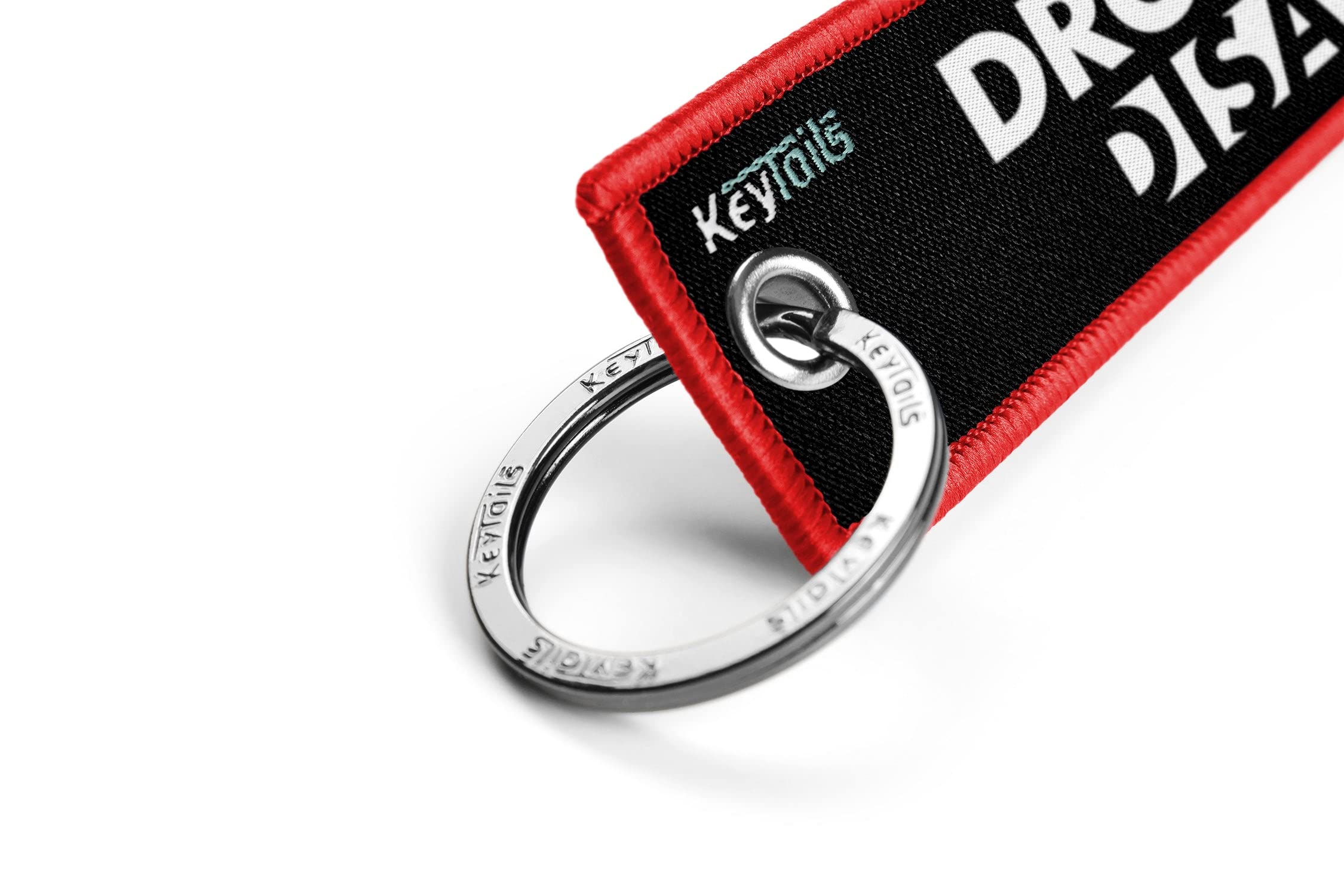 Keytails Keychains, Premium Quality Key Tag For Motorcycle, Car, Scooter, Atv, Utv [Drop A Gear & Disappear]
