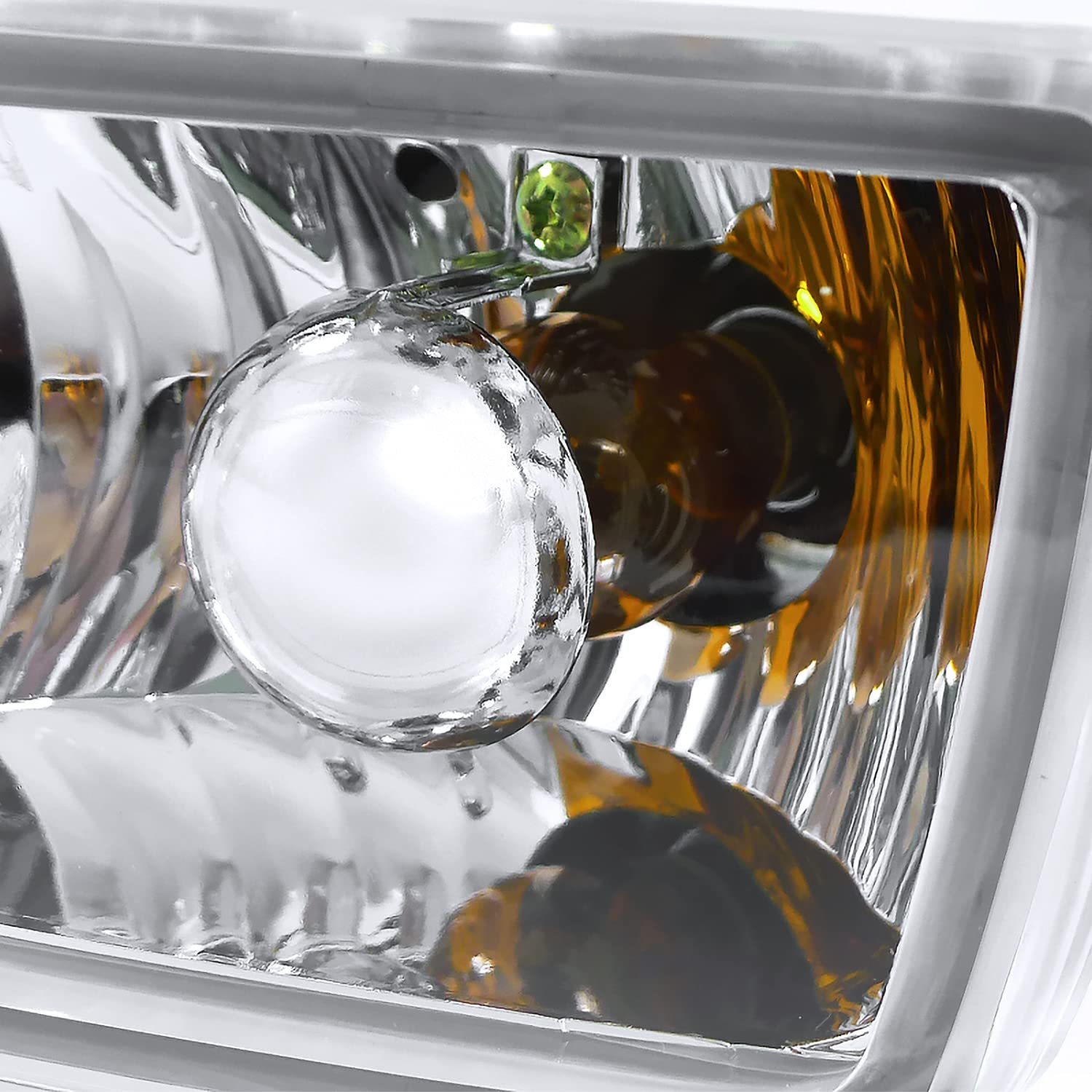 Spec-D Tuning Clear Lens Fog Lights + H3 Bulbs Included Compatible With 1993-1998 Volkswagen Golf Jetta L+R Pair Assembly