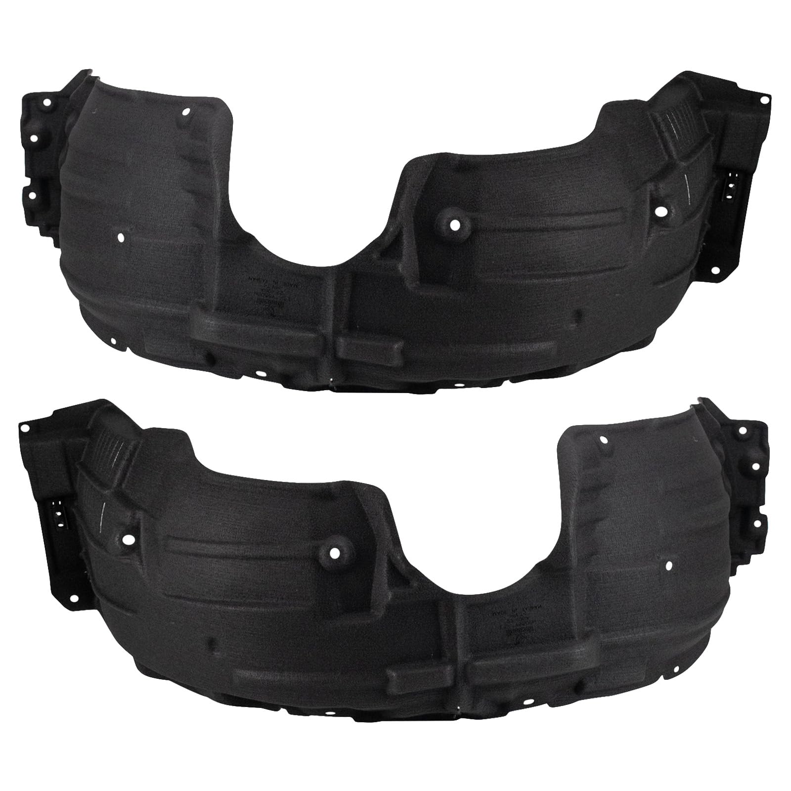 Trq Inner Fender Liner Set Compatible With 2016-2022 Lexus Rx350 2018-2022 Rx350L Rx450H Rx450Hl Lx1248137 Lx1249137