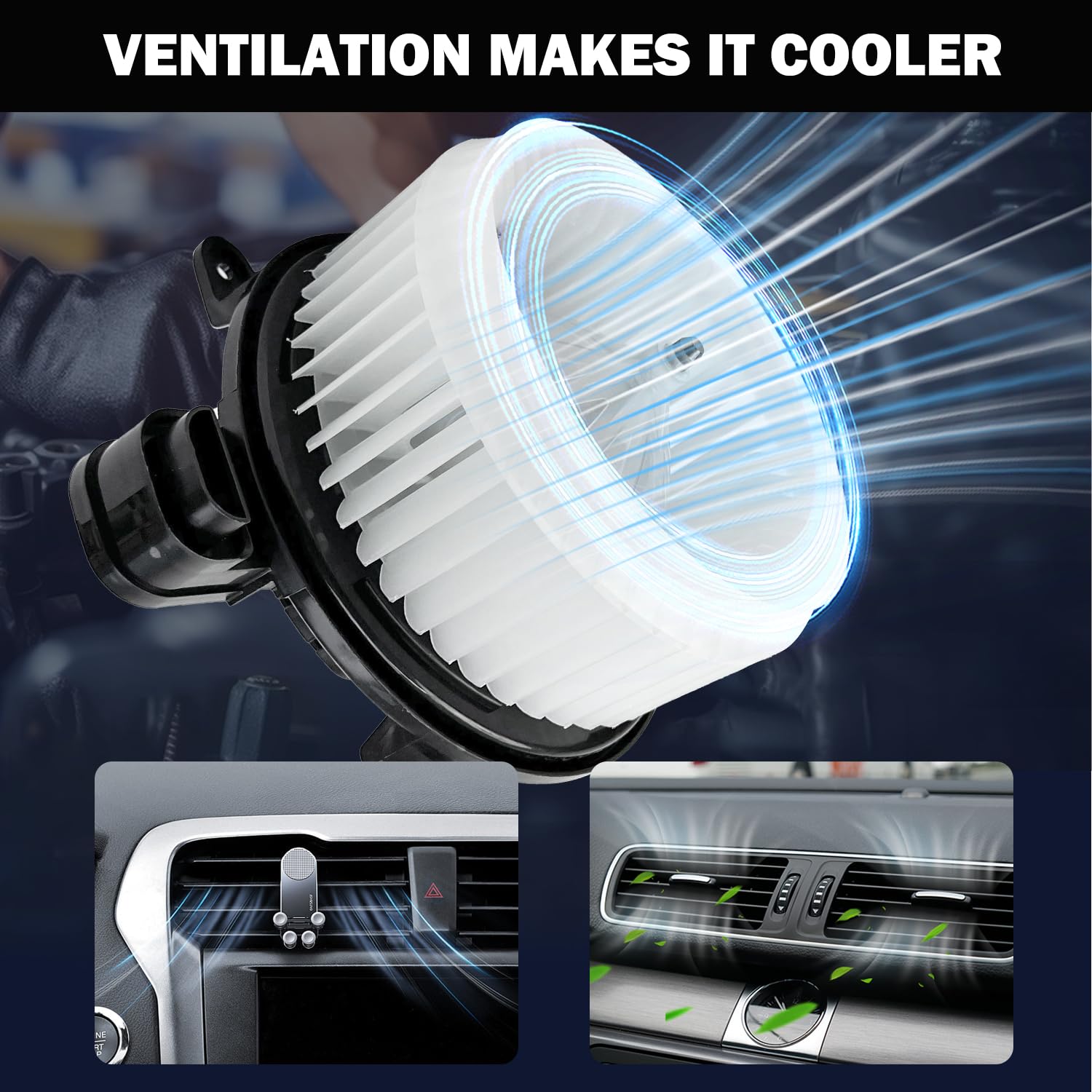 Aspligo 700298 Ac Heater Blower Motor Fan Assembly Fit For Toyota Sienna 2011-2020 , Sequoia 2008-2022,For Lexus Es350 2015,Es30