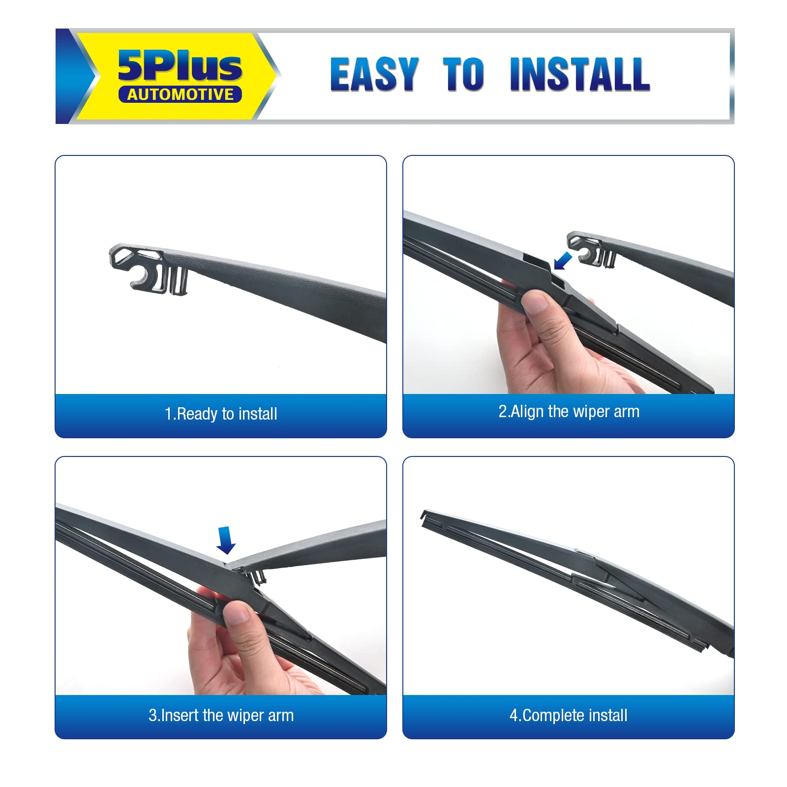 14'' Rear Wiper Blade Replacement Generic Filter For Jeep Cherokee 2022 2021 2020 2019 2018 2017 2016 2015 2014 Back Windshield