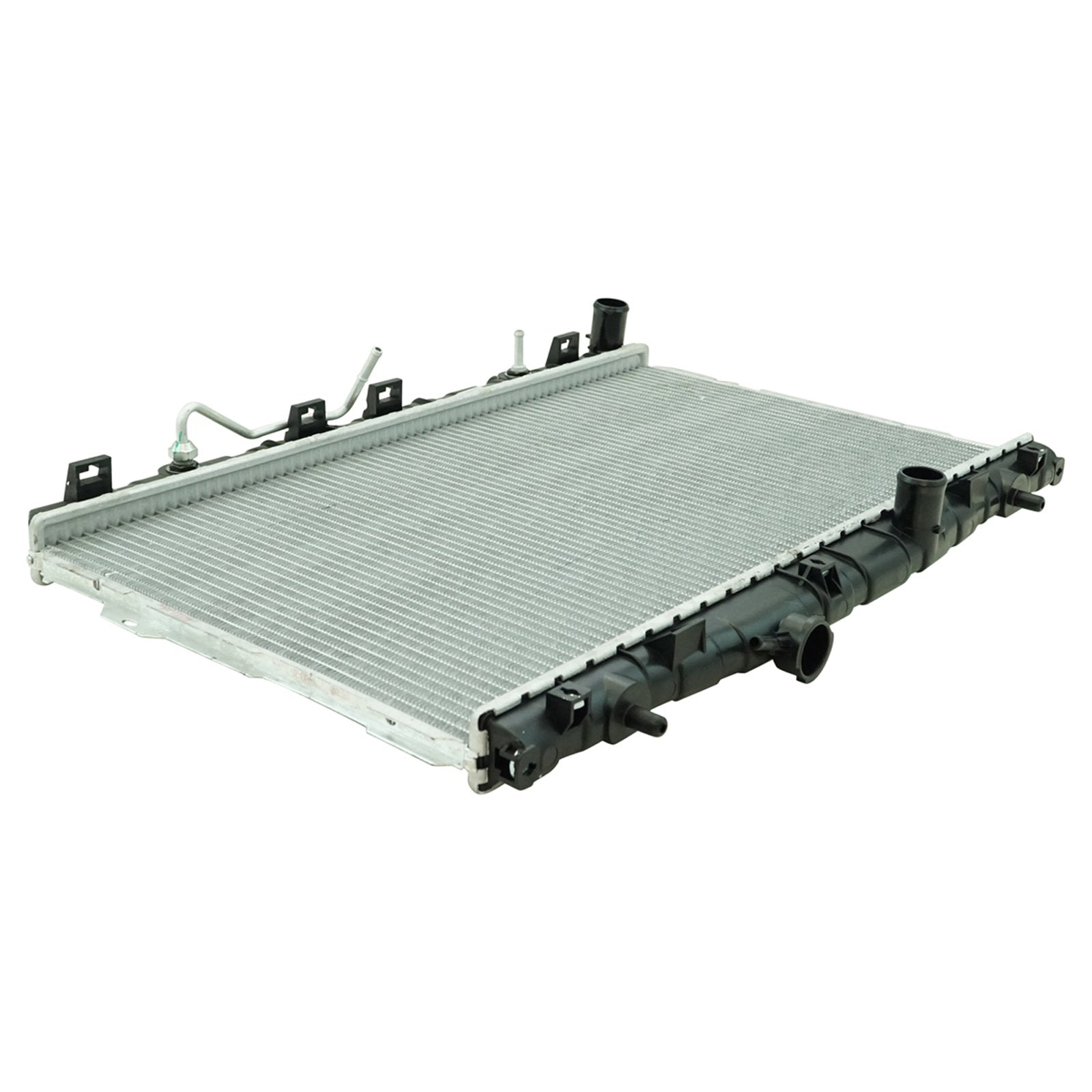 Trq Radiator Assembly Aluminum Core Compatible With 01-06 Hyundai Elantra 03-08 Tiburon Cu2387 Hy3010111