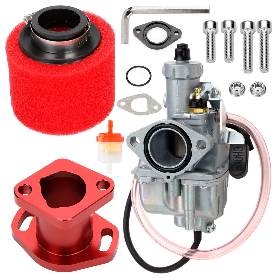 Fvrito Vm22 Racing Performance Carburetor Carb For Predator 212Cc 196Cc Coleman Ct200U Bt200X Kt196 Mini Bike Go Kart Gx160 Gx20