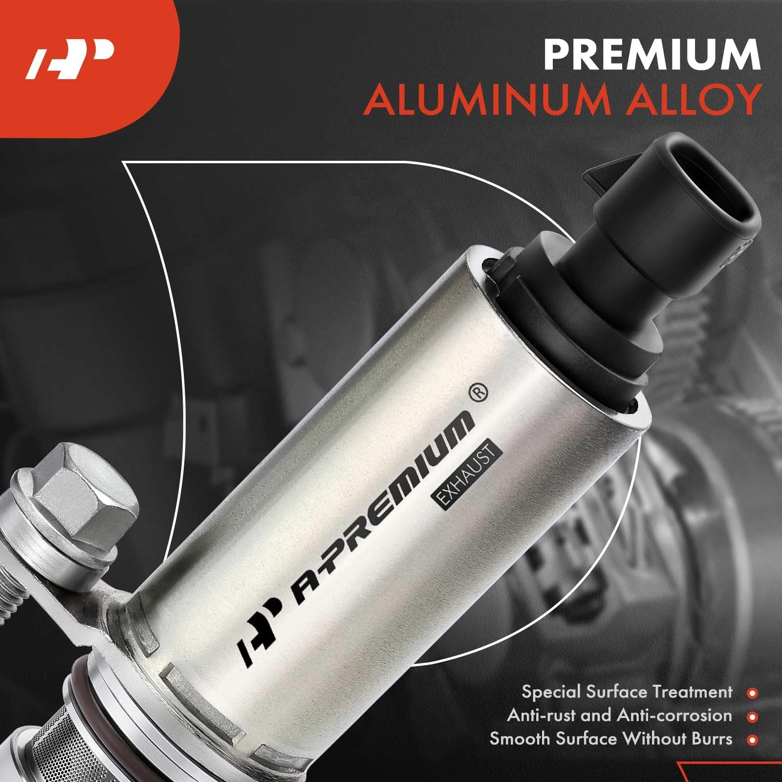 A-Premium VVT Camshaft Position Actuator Solenoid Valve Kit for Chevy GMC Equinox Malibu Cobalt HHR Terrain Buick Pontiac Saturn 2.0L-2.4L