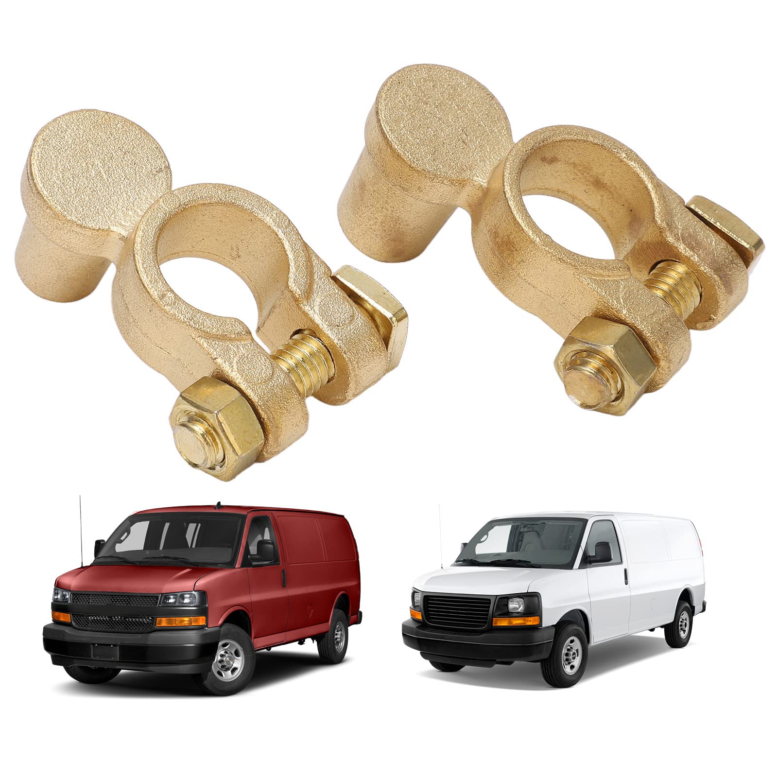 Auto Car Battery Terminal 1 Pair Sae To Jis Car Battery Terminal Connector Positive Negative Top Post Terminal For Auto, Battery Cable Terminal Clamp Set For Car Truck Van Rv Boat