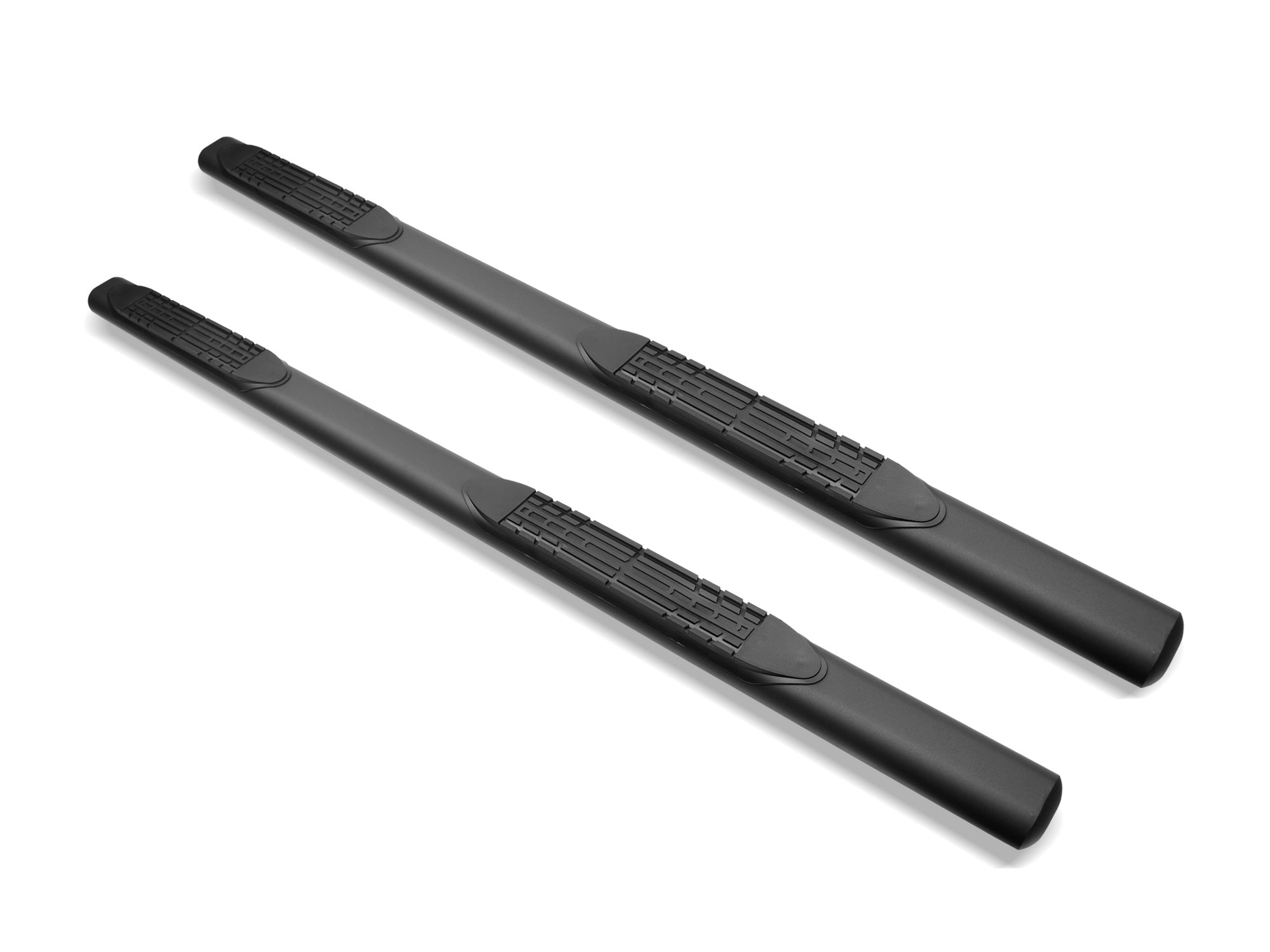 Armordillo 2004-2019 Nissan Titan - Crew Cab 4'' Oval Step Bar -Matte Black