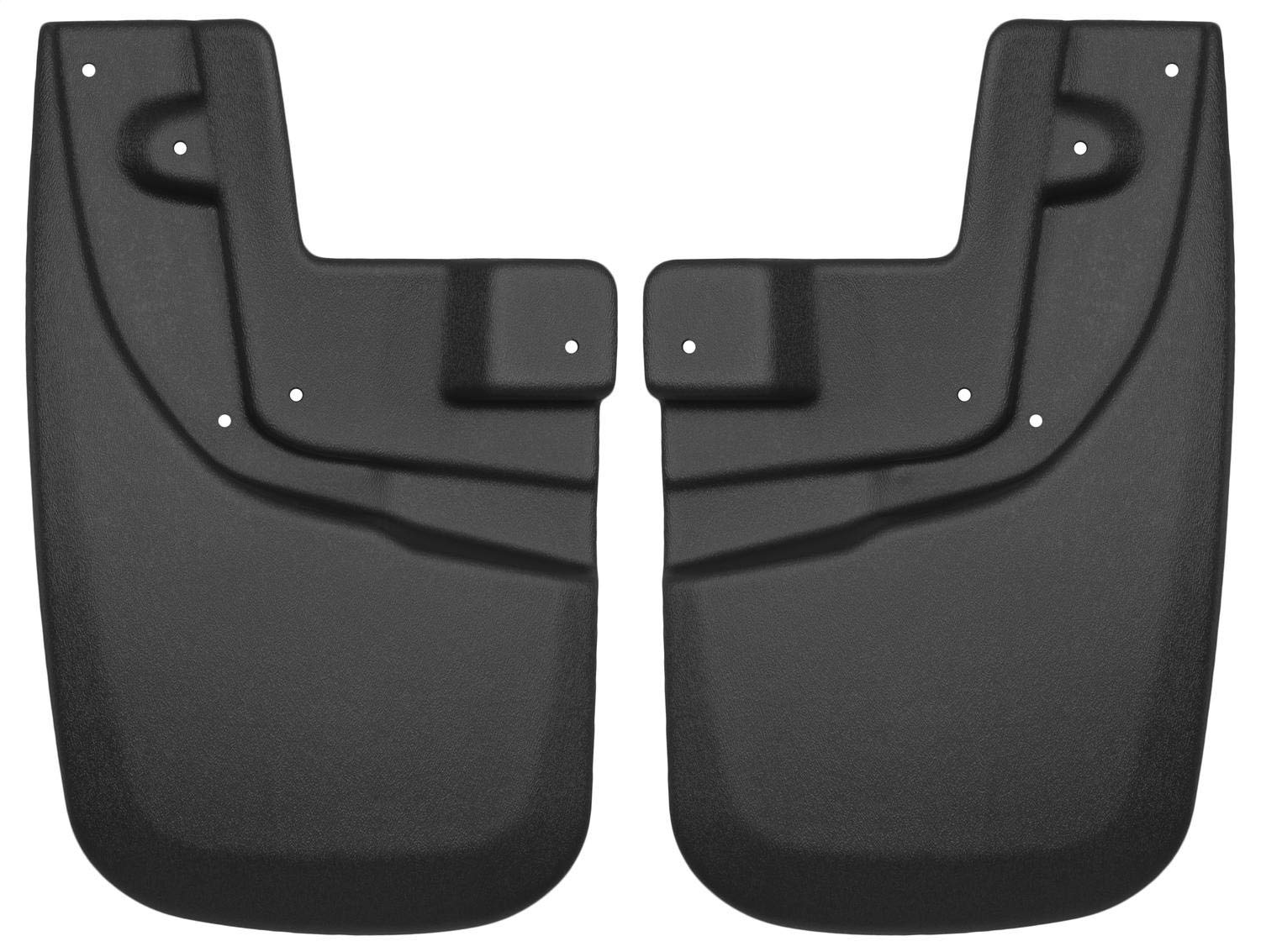 Husky Liners - Front Mud Guards | 2005 - 2015 Toyota Tacoma w/ OEM Fender Flares & Mud Guards, Front Set - Black, 2 Pc | 56931