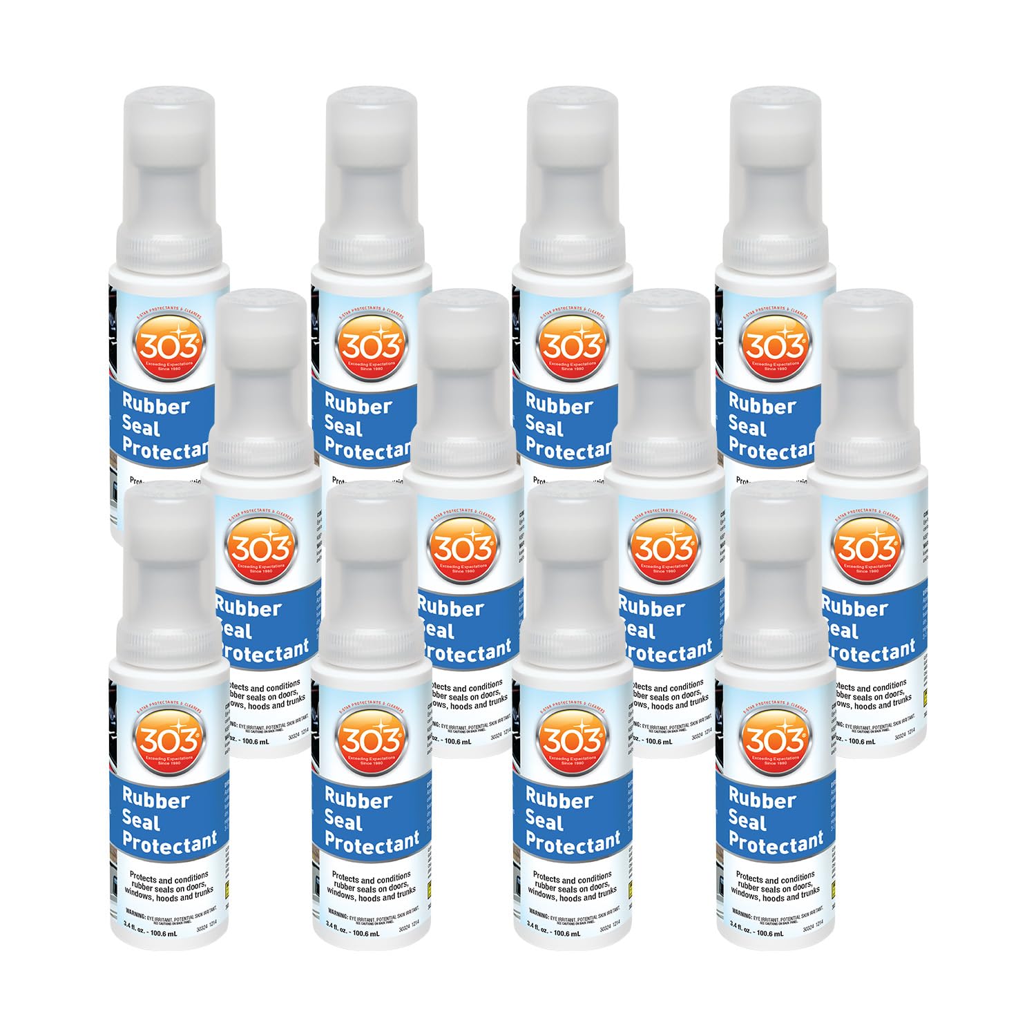 303 Products Rubber Seal Protectant - Protects & Conditions Seals on Doors, Windows, Hoods, Trunks Rejuvenates Color & Flexibili