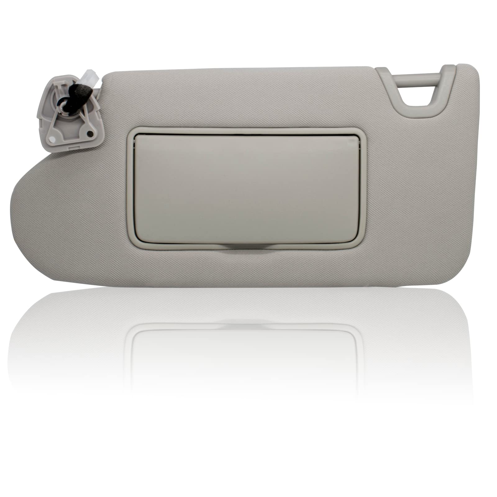 Nhiles Left Driver Side Sun Visor Compatible With Nissan Altima 2013 2014 2015 2016 2017 2018 With Light, Without Sunroof 96401-3Ta2A Color Gray