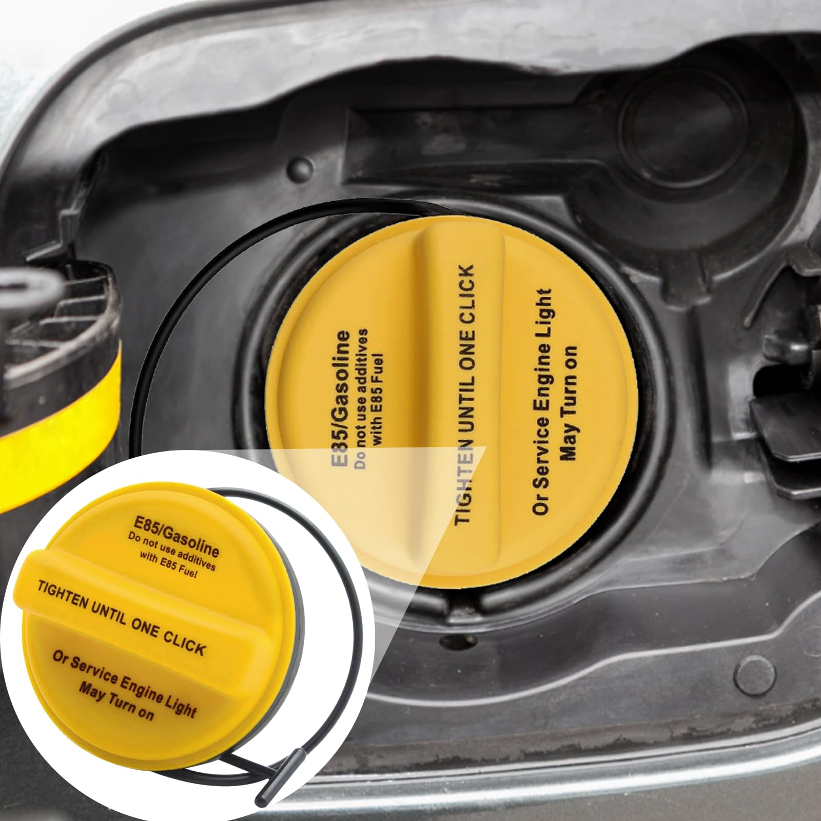 Gas Cap Replasement for Chevy 2012-2013 Silverado 1500, 2012-2014 Silverado 2500HD 3500HD, 2012-2014 Suburban 1500, 2012-2013 Av