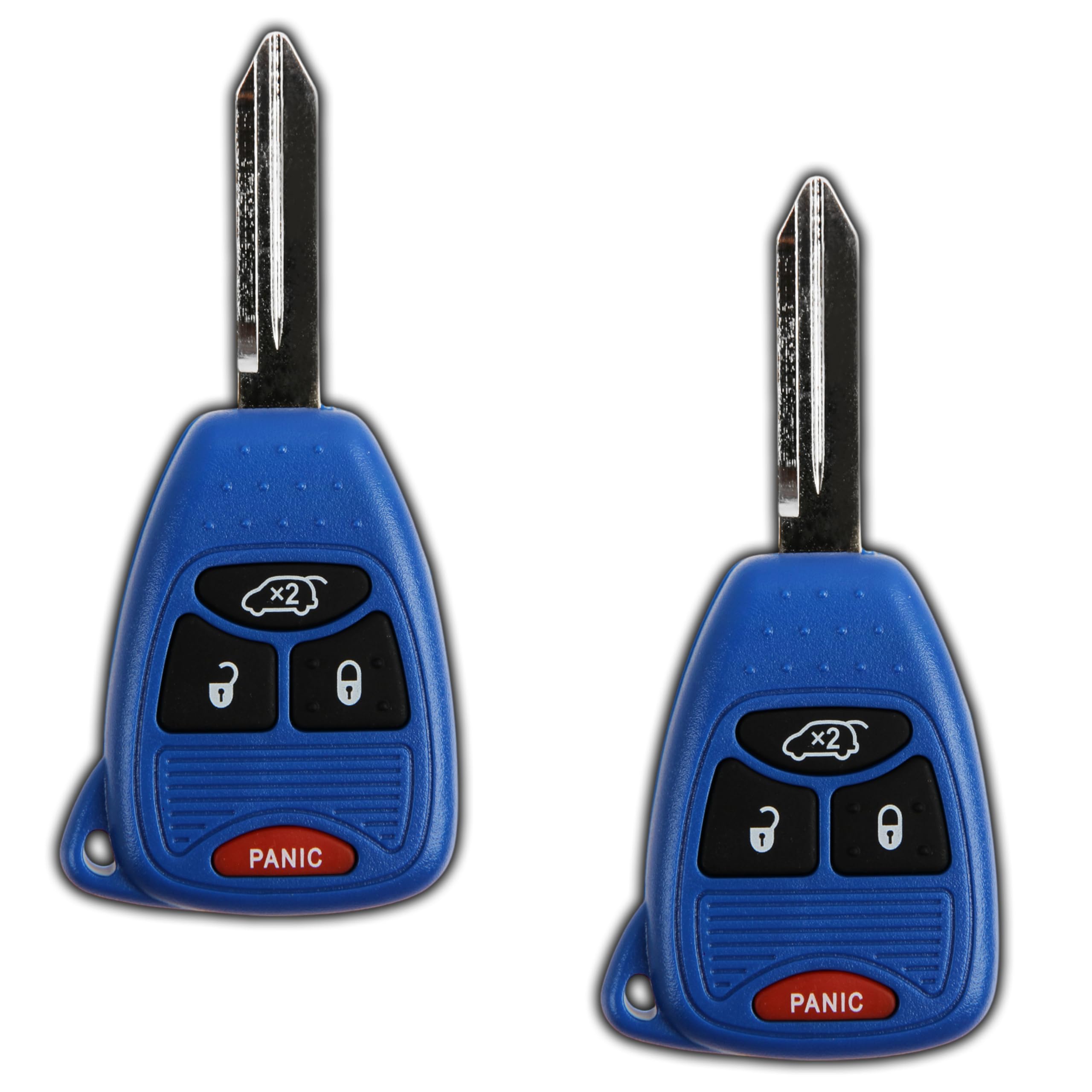 2X Keylessoption Key Fob Replacement For 2004 2005 2006 2007 2008 2009 2010 2011 2012 2013 2014 2015 2016 Chrysler 300 Dodge Durango Ram Jeep Cherokee Remote, 4-Button Oht692427Aa, Self Programming
