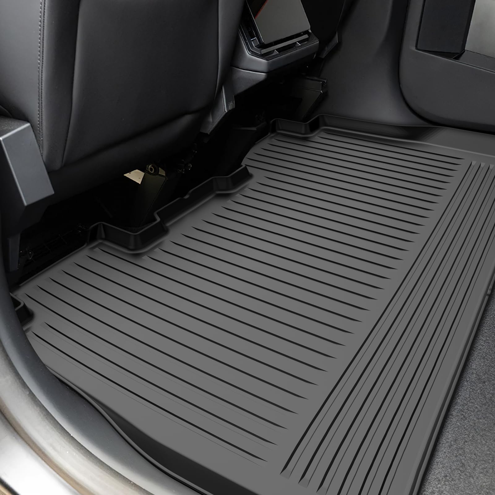 Floor Mats For Tesla Cybertruck- 2023 2024 Custom Fit All Weather Tpe Cargo Liner Cargo Trunk Accessories(Tesla Cybertruck Full