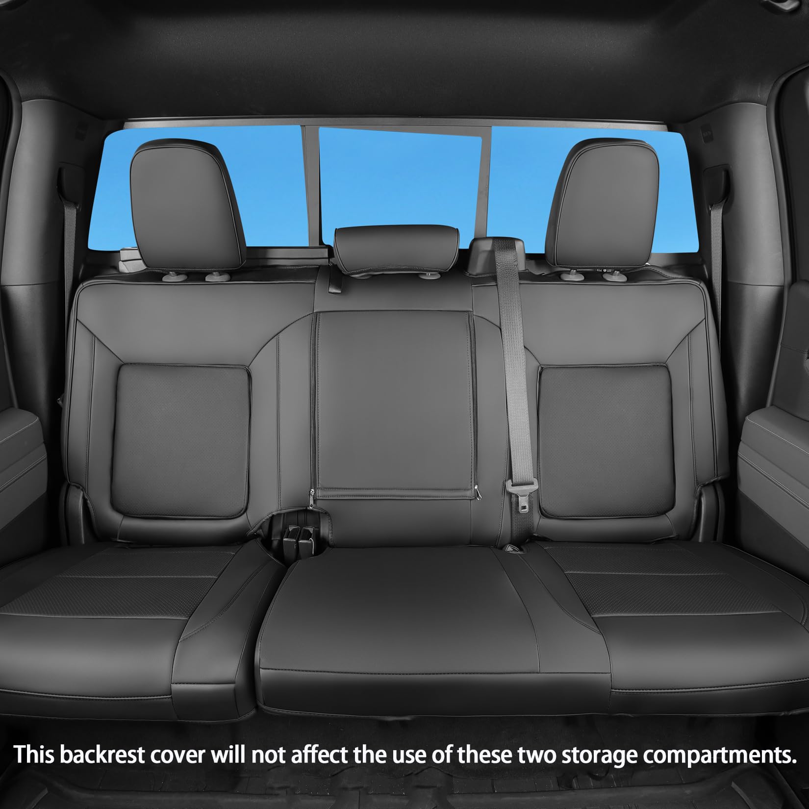 Tandi Fit For Chevy Silverado & Gmc Sierra Seat Covers With Faux Leather For Chevy Silverado 2019 2020 2021 2022 2023 2024 2025