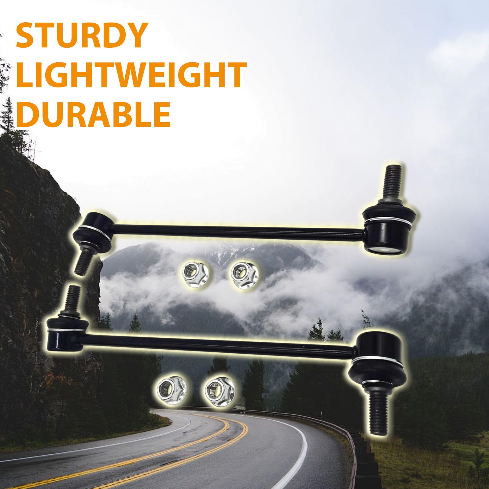 XCPMC Suspension Front Sway Stabilizer Bar End Link Barra Estabilizado Kit 2Pcs Left & Right|Replacement For Saturn Captiva Spor